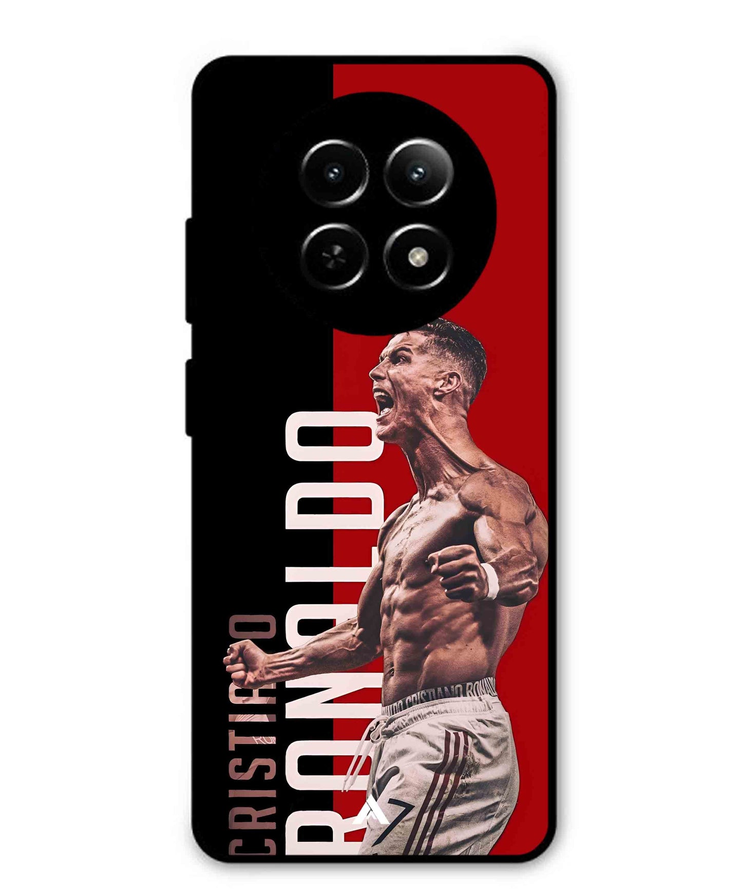 Ronaldo 01 Football Aesthetic Metal Back Cover Phone Case for Realme Narzo N65