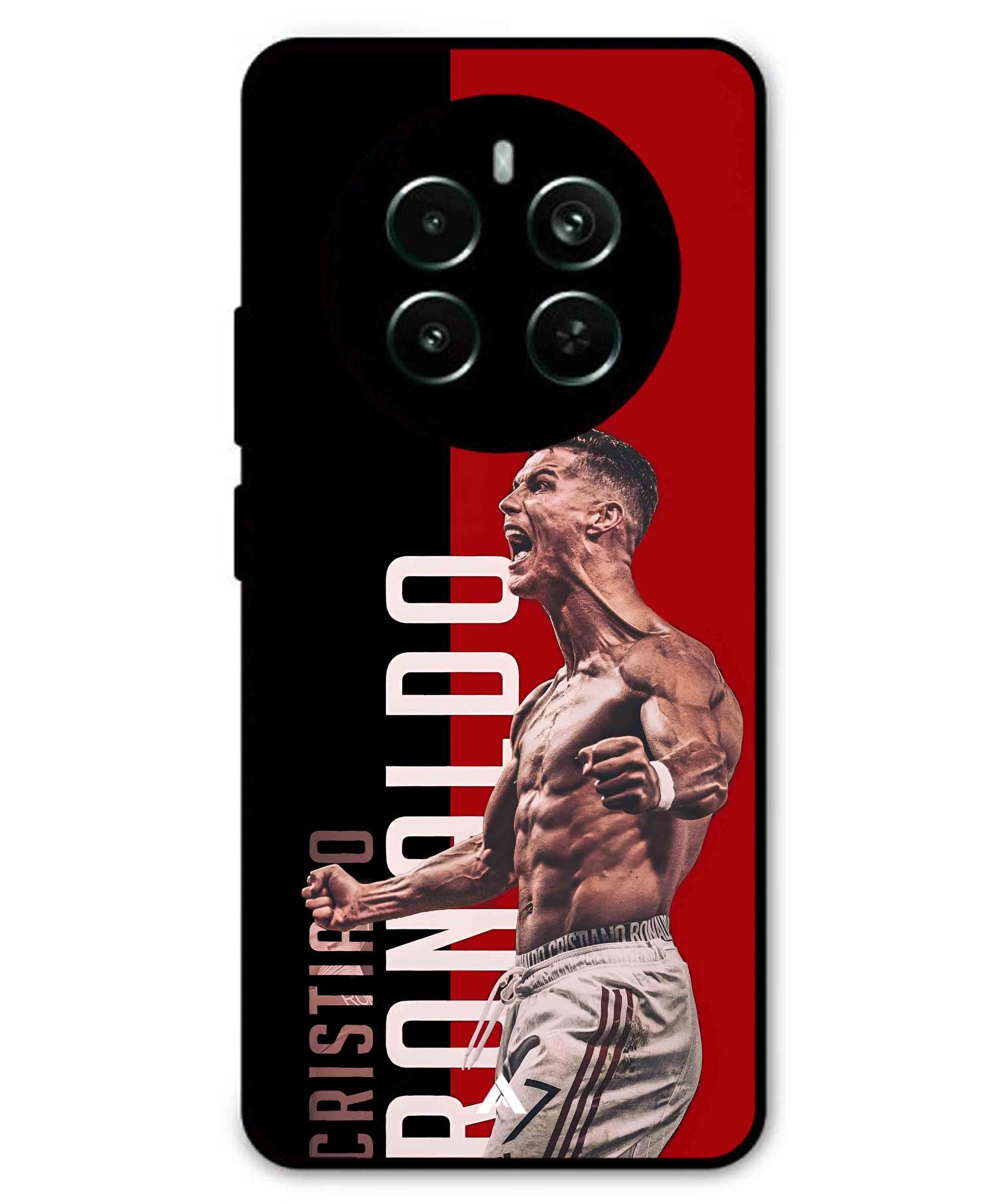 Ronaldo 01 Football Aesthetic Metal Back Cover Phone Case for Realme P1