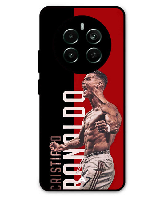 Ronaldo 01 Football Aesthetic Metal Back Cover Phone Case for Realme P1