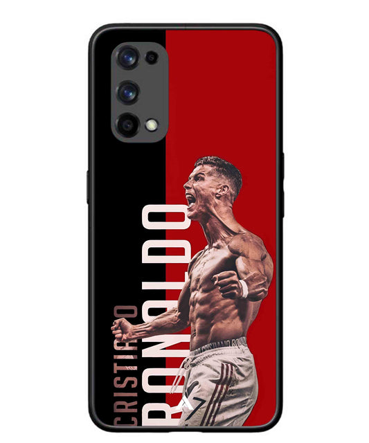 Ronaldo 01 Football Aesthetic Metal Back Cover Phone Case for Realme X7 Pro
