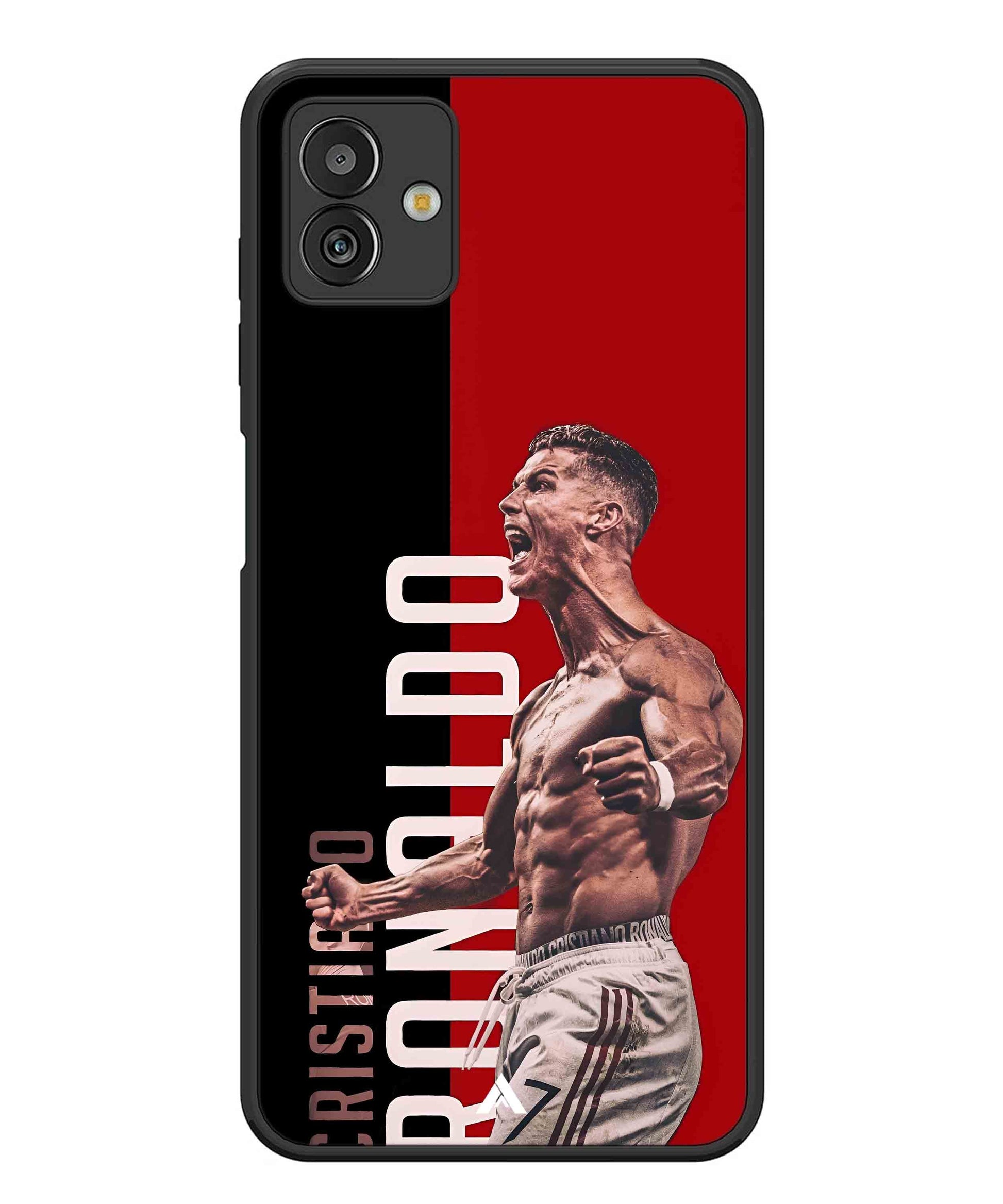 Ronaldo 01 Football Aesthetic Metal Back Cover Phone Case for Samsugn Galaxy M13 5G