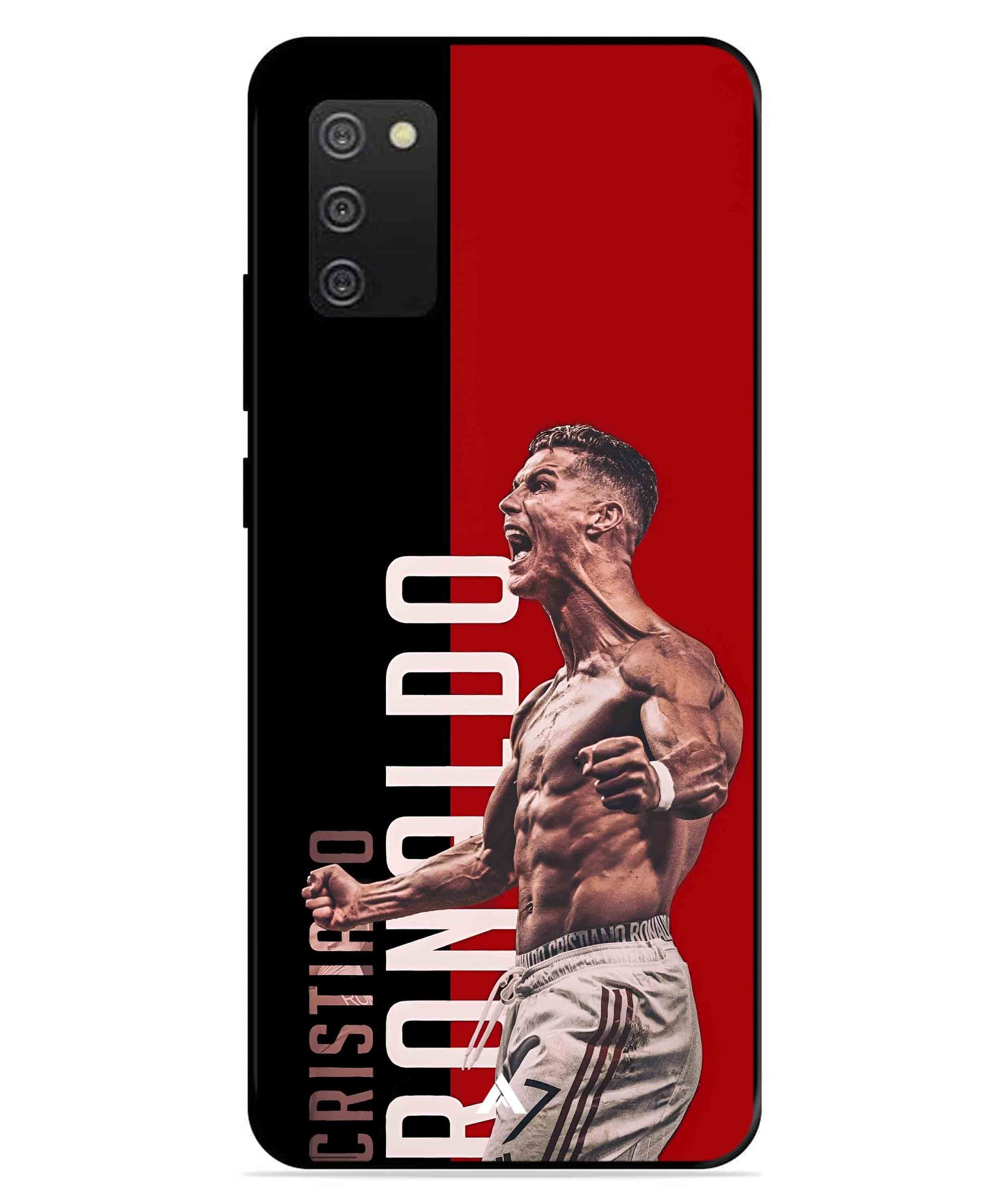 Ronaldo 01 Football Aesthetic Metal Back Cover Phone Case for Samsung Galaxy A03s