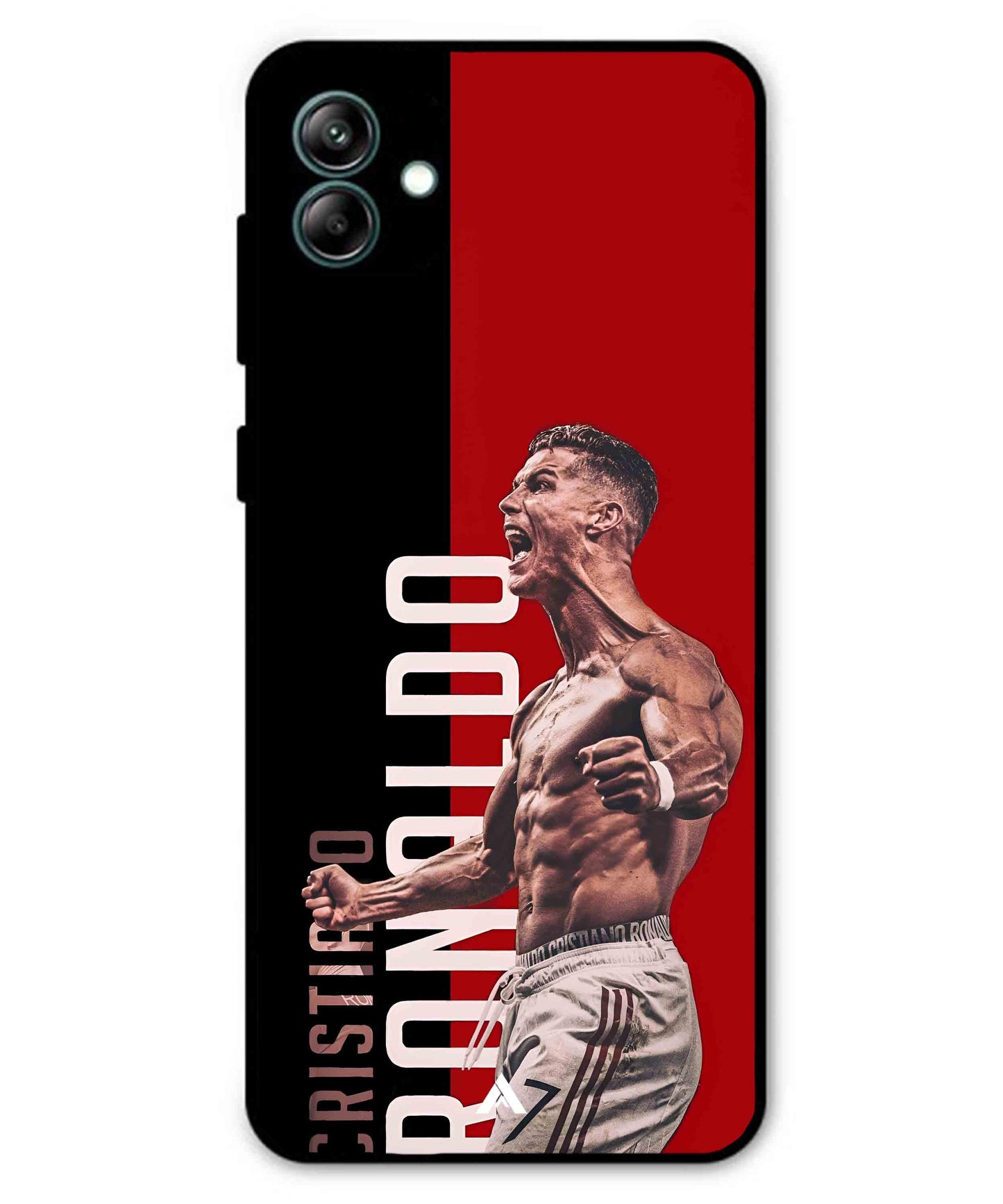 Ronaldo 01 Football Aesthetic Metal Back Cover Phone Case for Samsung Galaxy A04