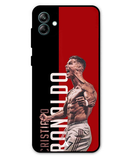 Ronaldo 01 Football Aesthetic Metal Back Cover Phone Case for Samsung Galaxy A04
