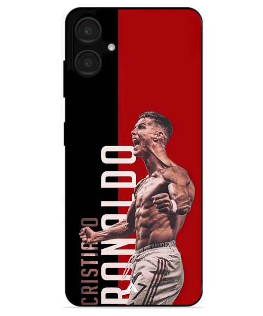 Ronaldo 01 Football Aesthetic Metal Back Cover Phone Case for Samsung Galaxy A06