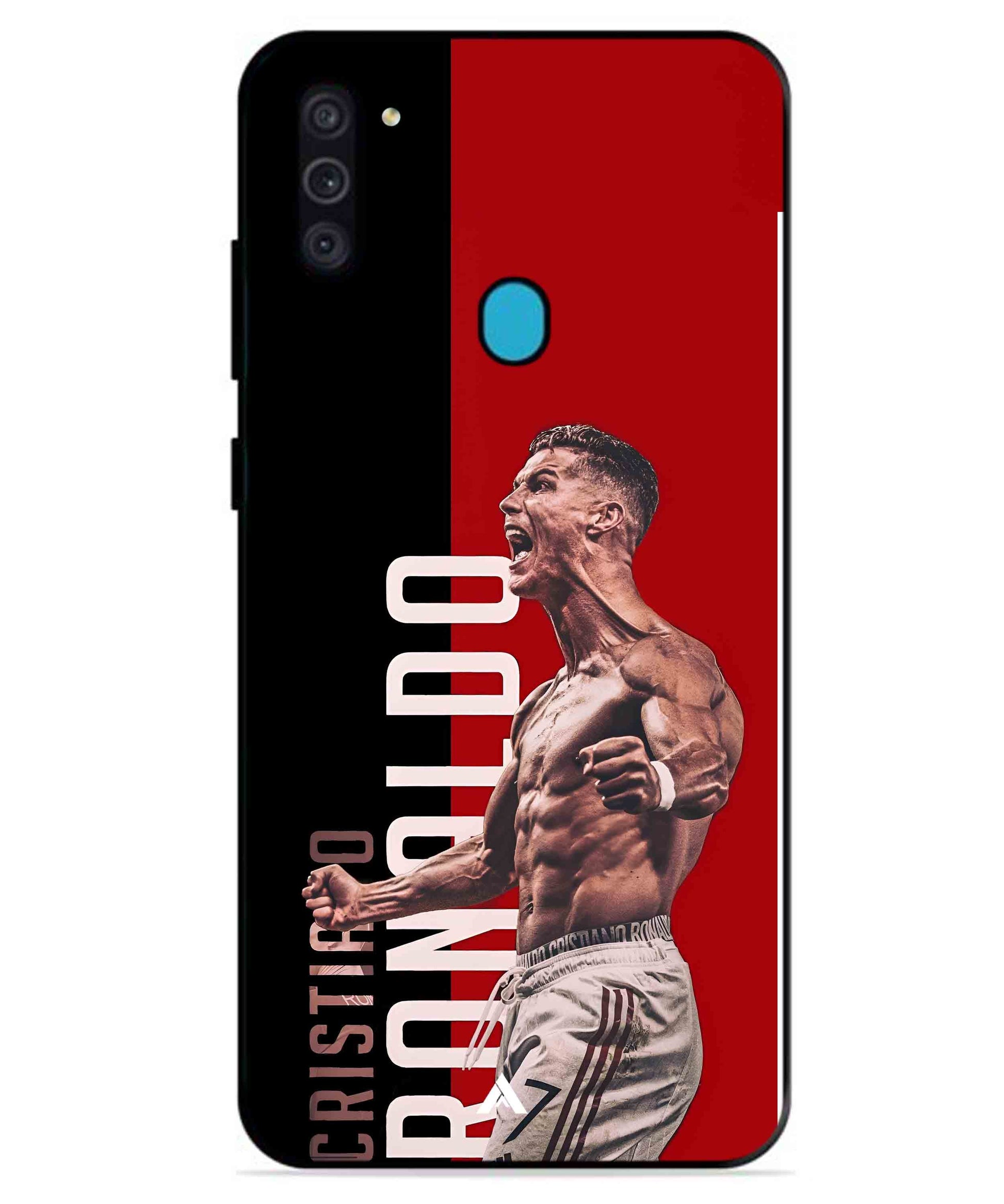 Ronaldo 01 Football Aesthetic Metal Back Cover Phone Case for Samsung Galaxy A11