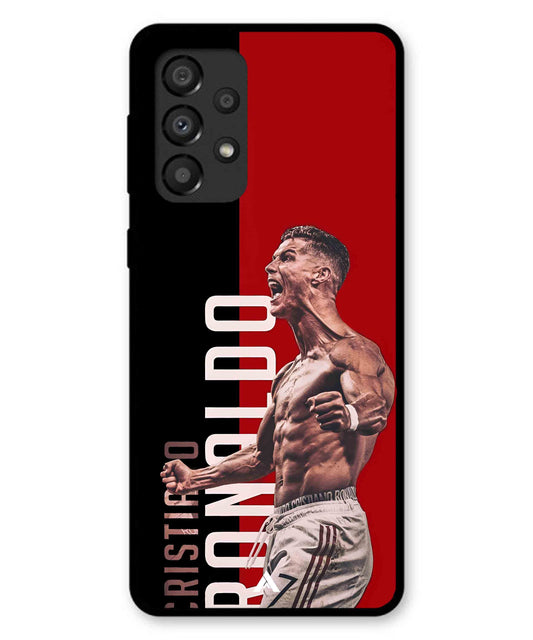 Ronaldo 01 Football Aesthetic Metal Back Cover Phone Case for Samsung Galaxy A33 5G