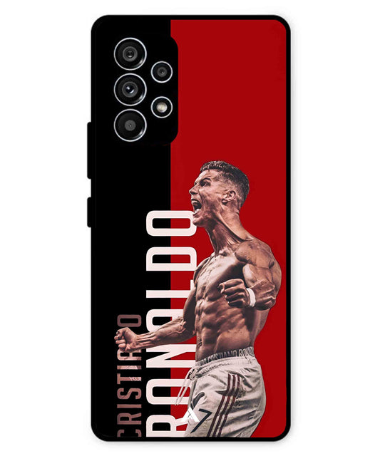 Ronaldo 01 Football Aesthetic Metal Back Cover Phone Case for Samsung Galaxy A53