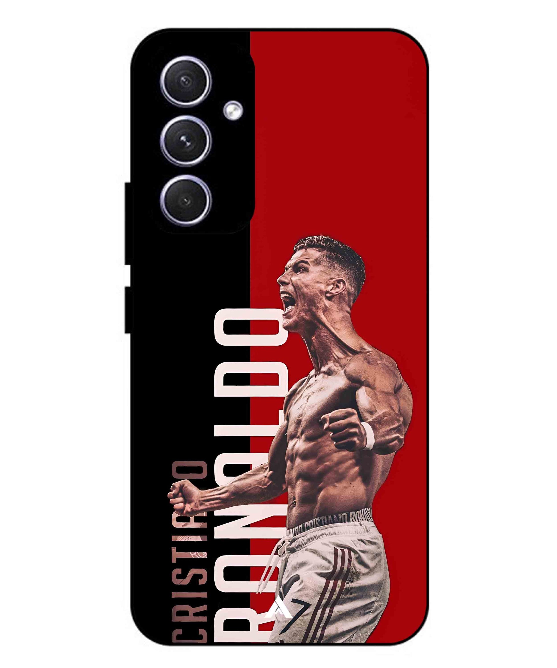Ronaldo 01 Football Aesthetic Metal Back Cover Phone Case for Samsung Galaxy A54