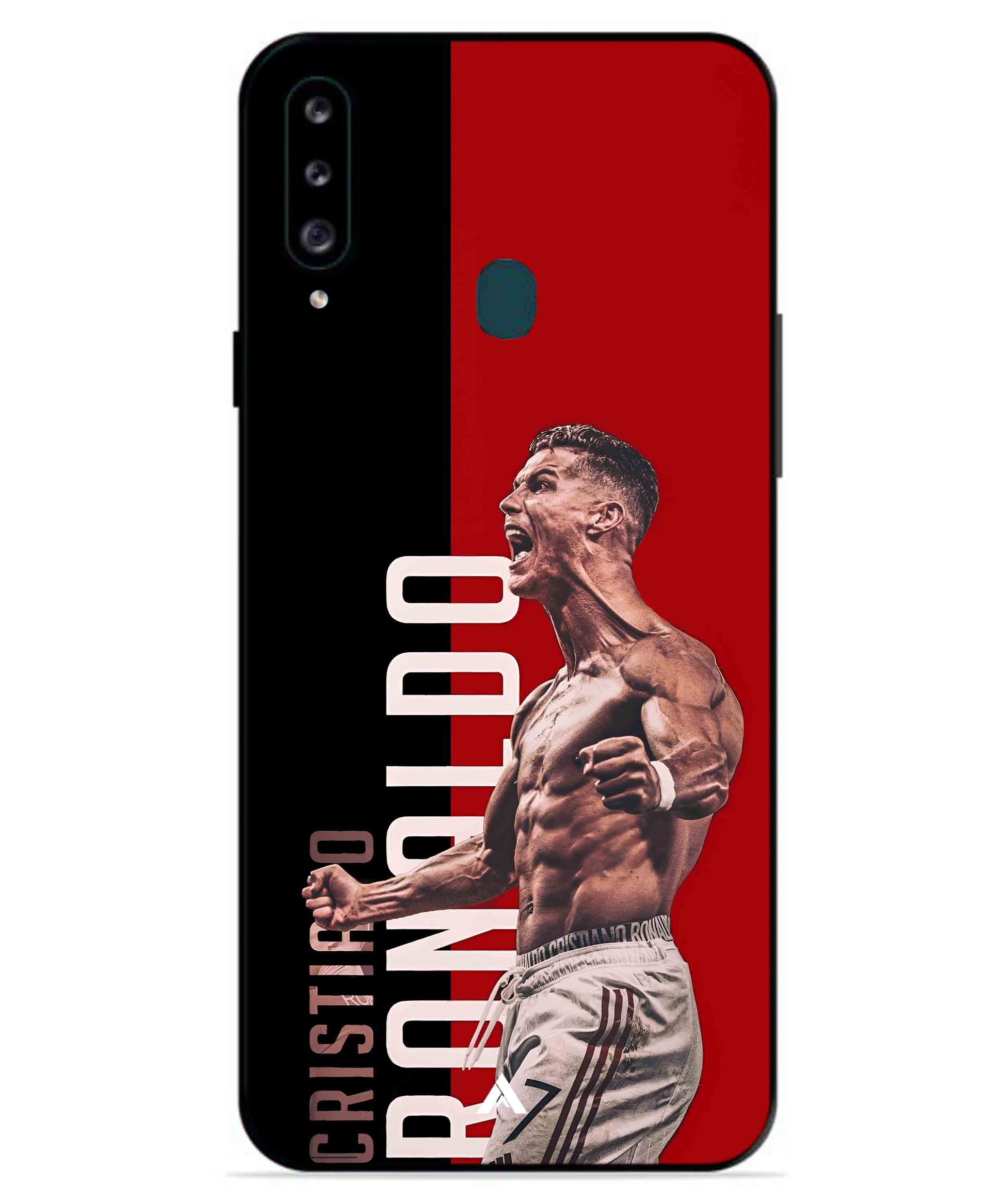 Ronaldo 01 Football Aesthetic Metal Back Cover Phone Case for Samsung Galaxy A70s