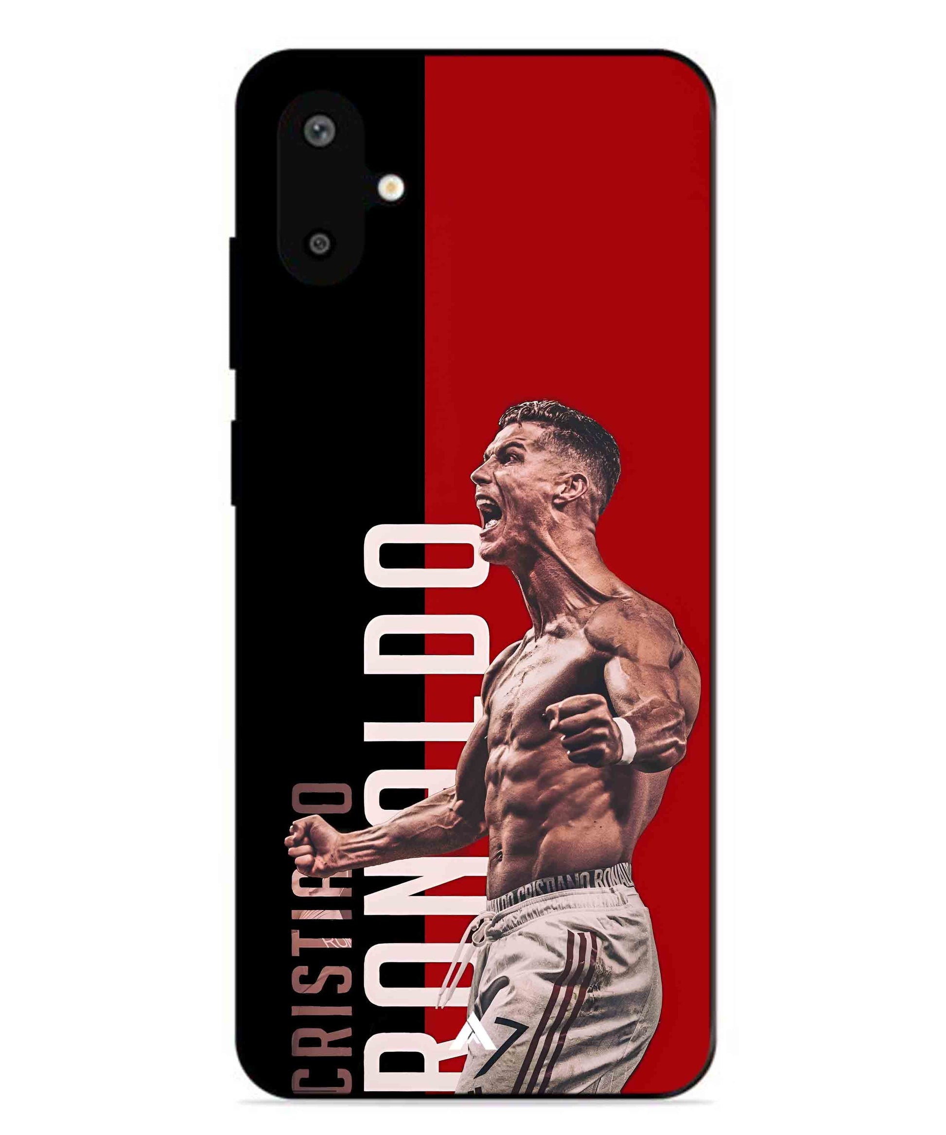 Ronaldo 01 Football Aesthetic Metal Back Cover Phone Case for Samsung Galaxy F06