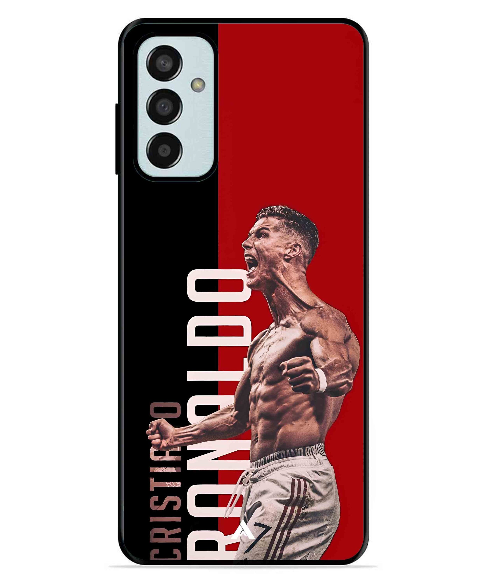 Ronaldo 01 Football Aesthetic Metal Back Cover Phone Case for Samsung Galaxy F13 4G
