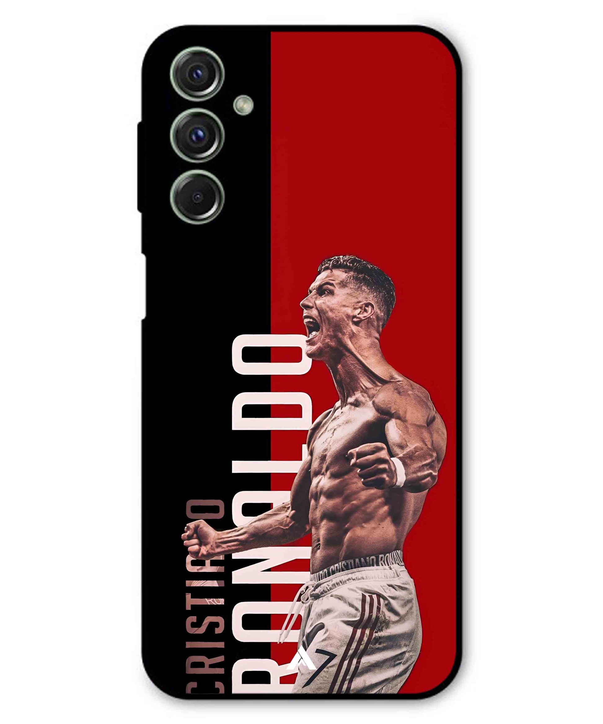 Ronaldo 01 Football Aesthetic Metal Back Cover Phone Case for Samsung Galaxy F54