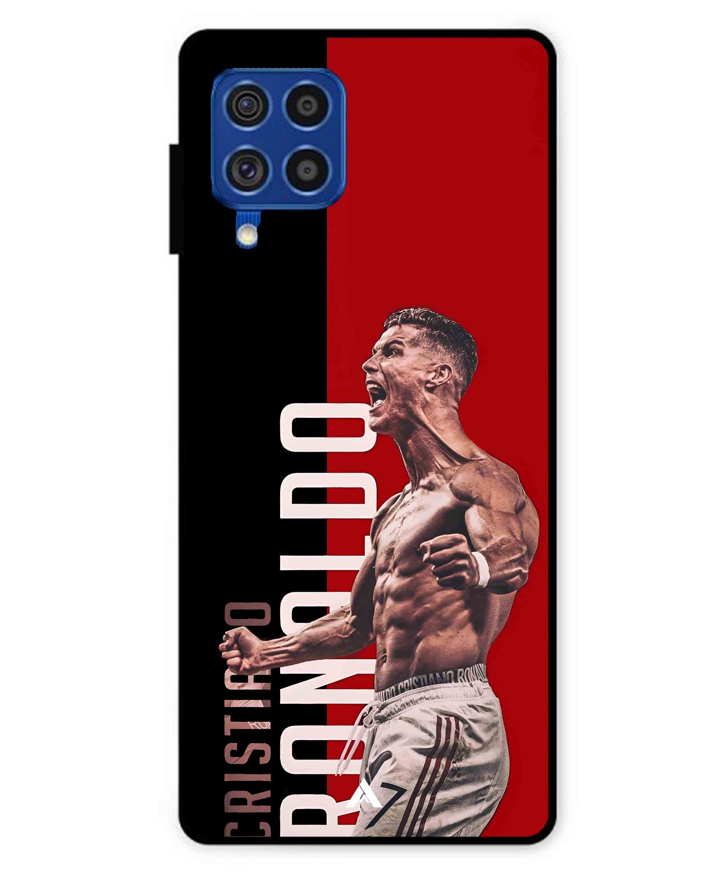 Ronaldo 01 Football Aesthetic Metal Back Cover Phone Case for Samsung Galaxy F62