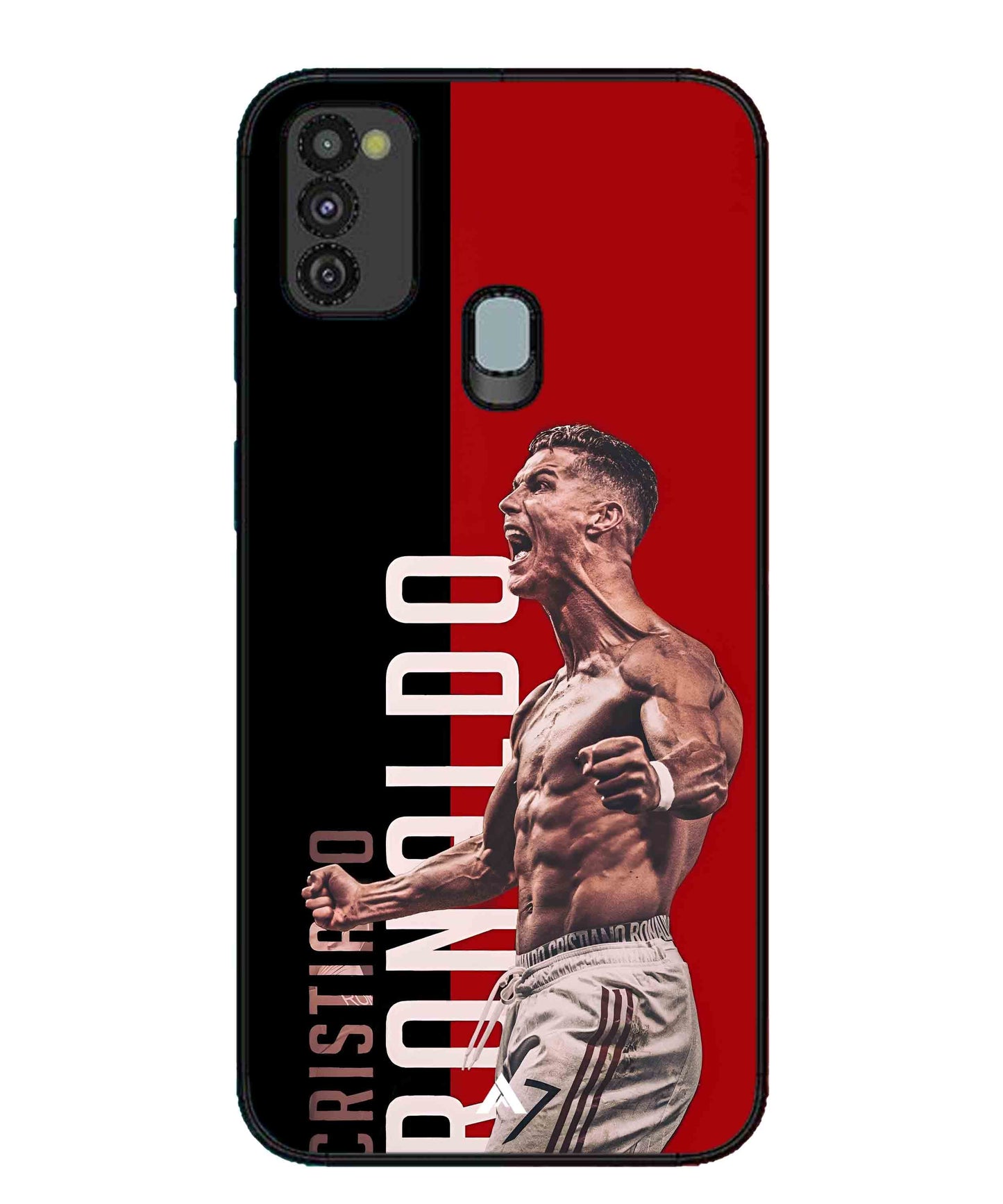 Ronaldo 01 Football Aesthetic Metal Back Cover Phone Case for Samsung Galaxy M30s
