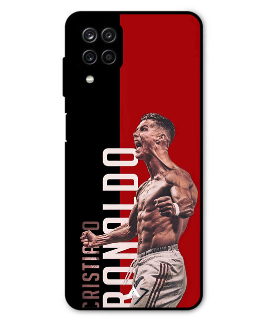 Ronaldo 01 Football Aesthetic Metal Back Cover Phone Case for Samsung Galaxy M33