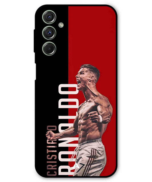 Ronaldo 01 Football Aesthetic Metal Back Cover Phone Case for Samsung Galaxy M34