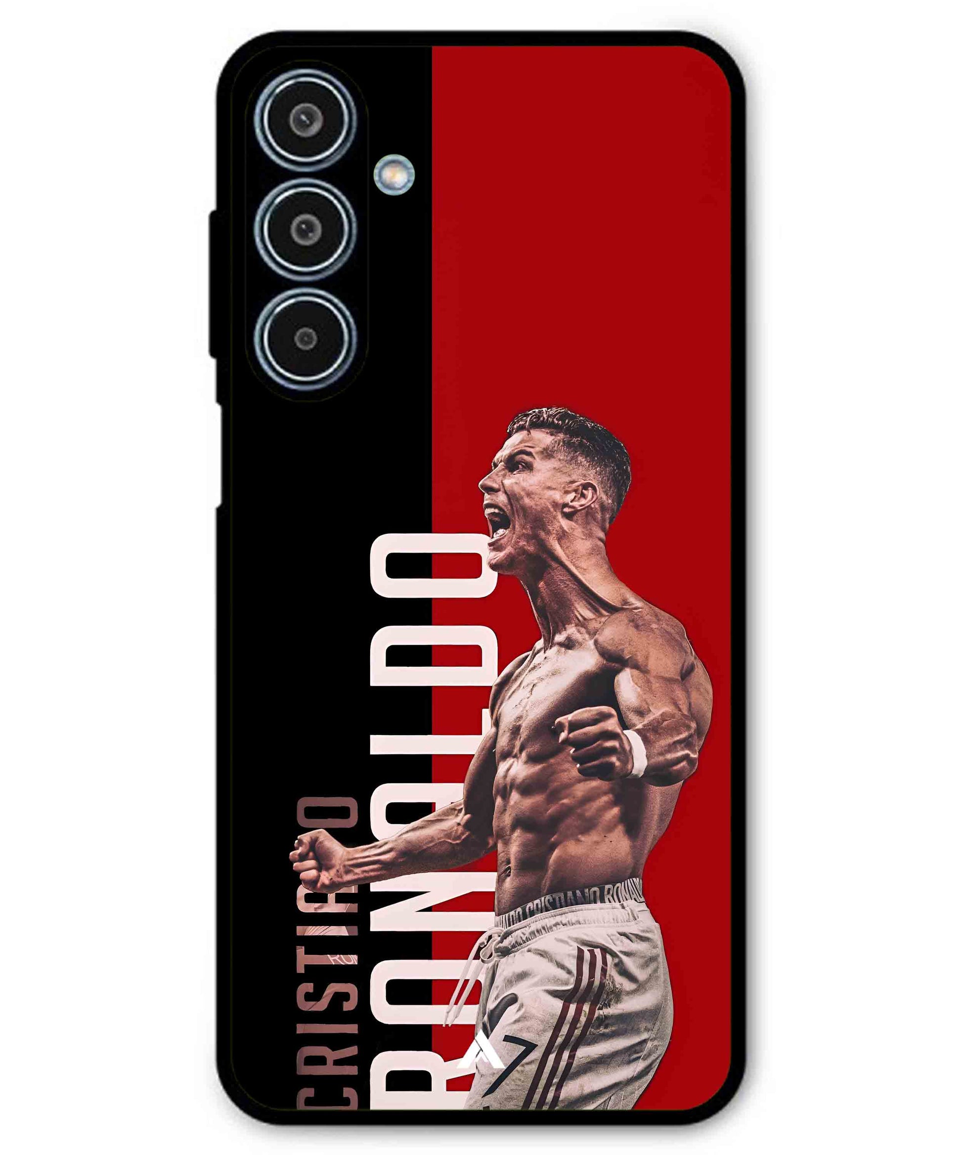 Ronaldo 01 Football Aesthetic Metal Back Cover Phone Case for Samsung Galaxy M35