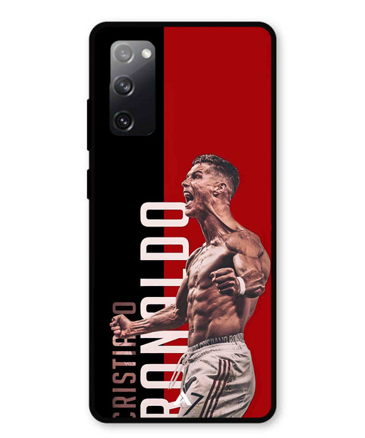 Ronaldo 01 Football Aesthetic Metal Back Cover Phone Case for Samsung Galaxy S20