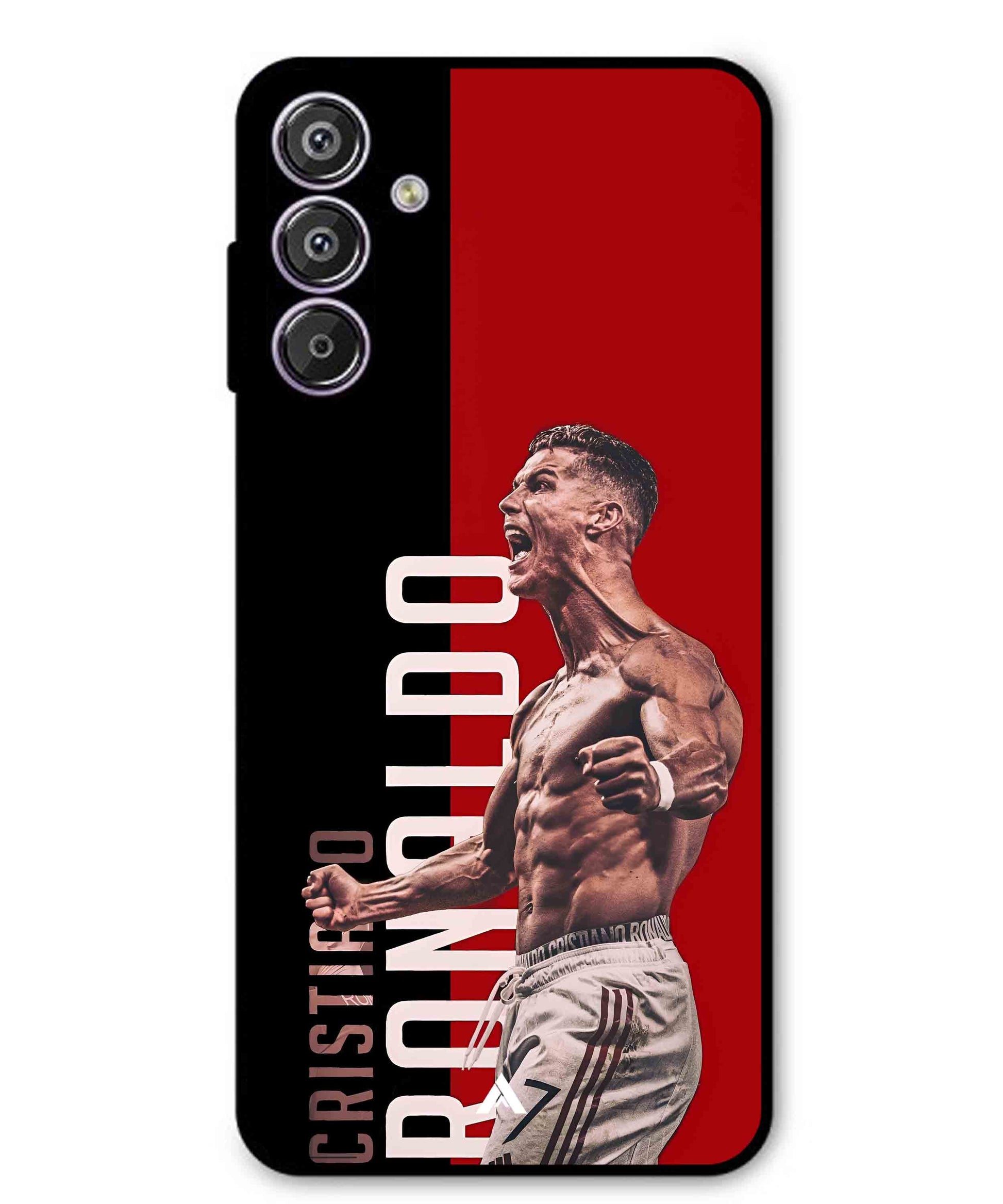 Ronaldo 01 Football Aesthetic Metal Back Cover Phone Case for Samsung Galaxy S25 Plus