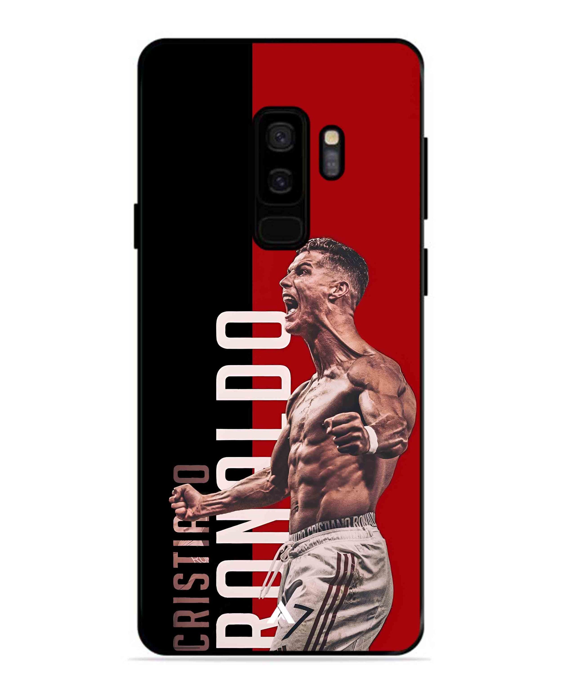 Ronaldo 01 Football Aesthetic Metal Back Cover Phone Case for Samsung Galaxy S9 Plus