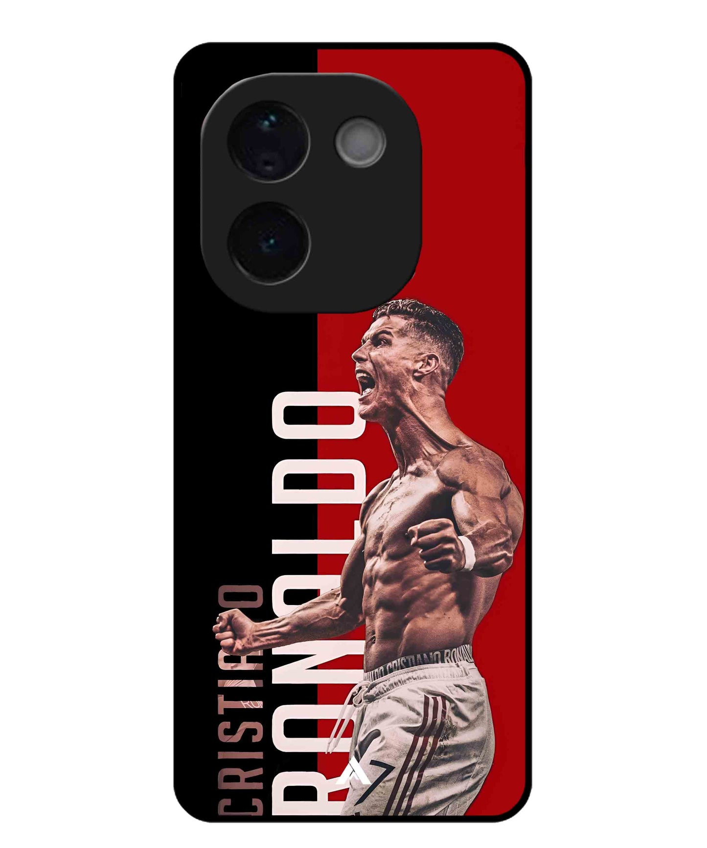 Ronaldo 01 Football Aesthetic Metal Back Cover Phone Case for Vivo T3 Pro