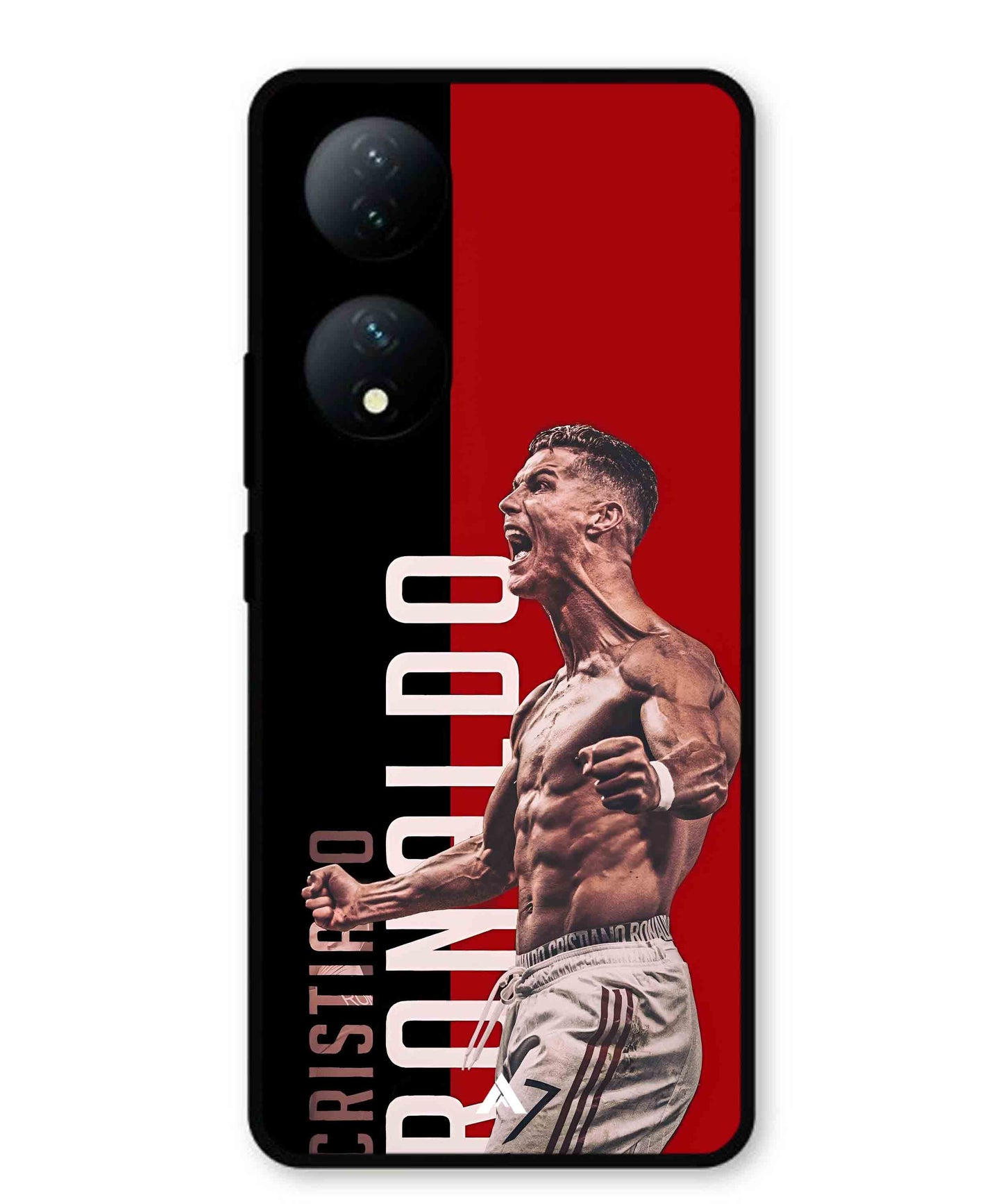 Ronaldo 01 Football Aesthetic Metal Back Cover Phone Case for Vivo Y100