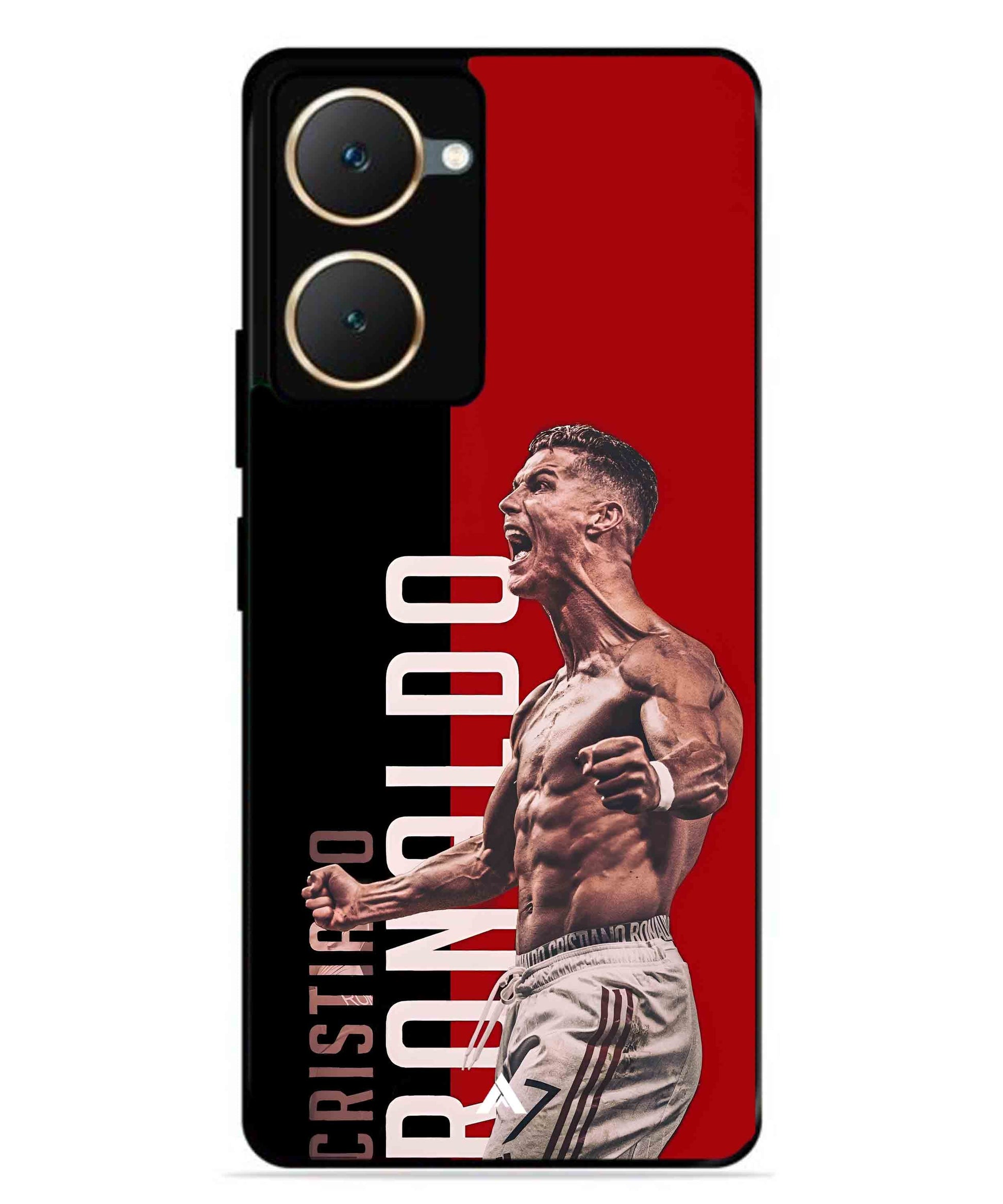Ronaldo 01 Football Aesthetic Metal Back Cover Phone Case for Vivo Y18e