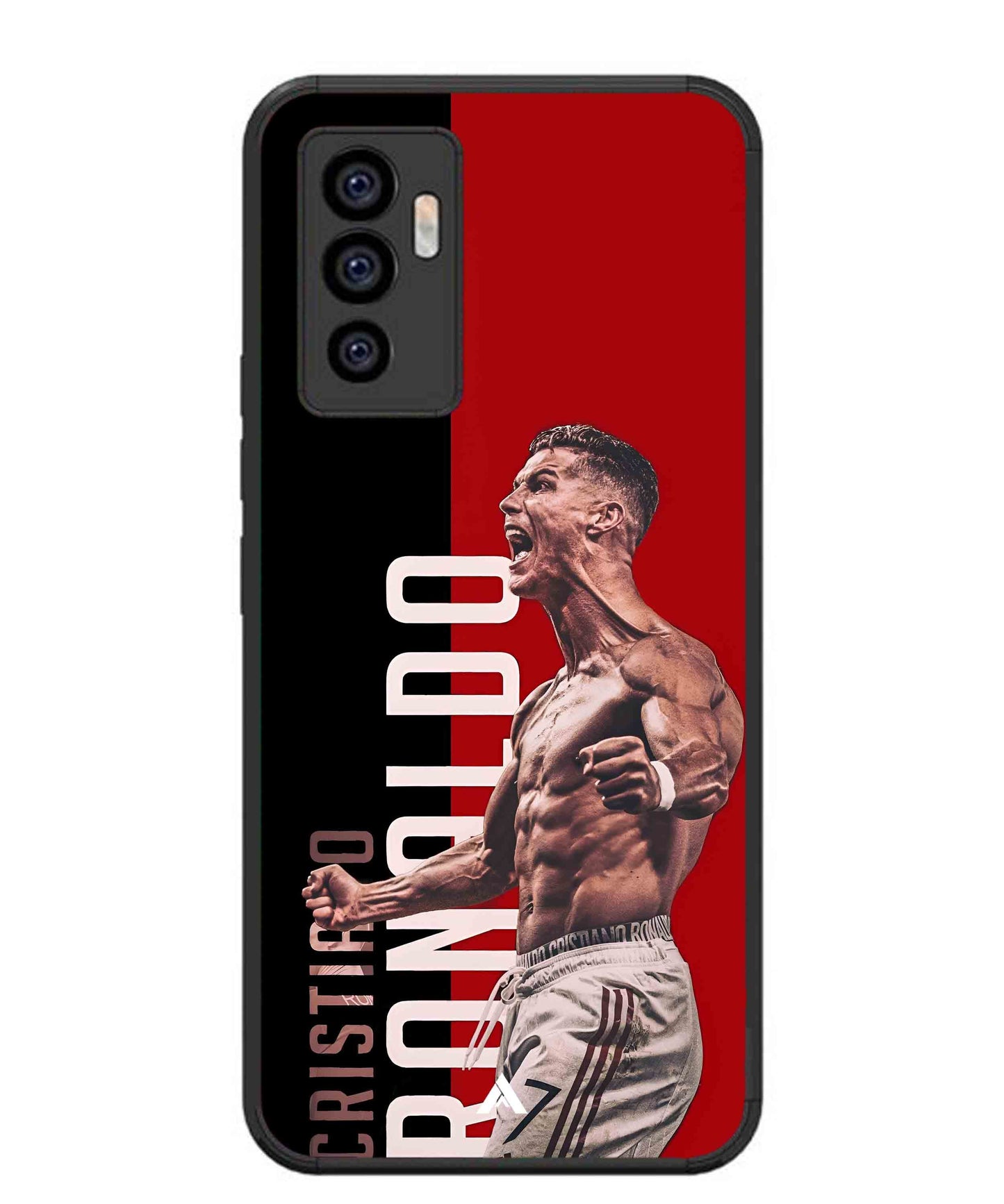 Ronaldo 01 Football Aesthetic Metal Back Cover Phone Case for Vivo Y75 4G
