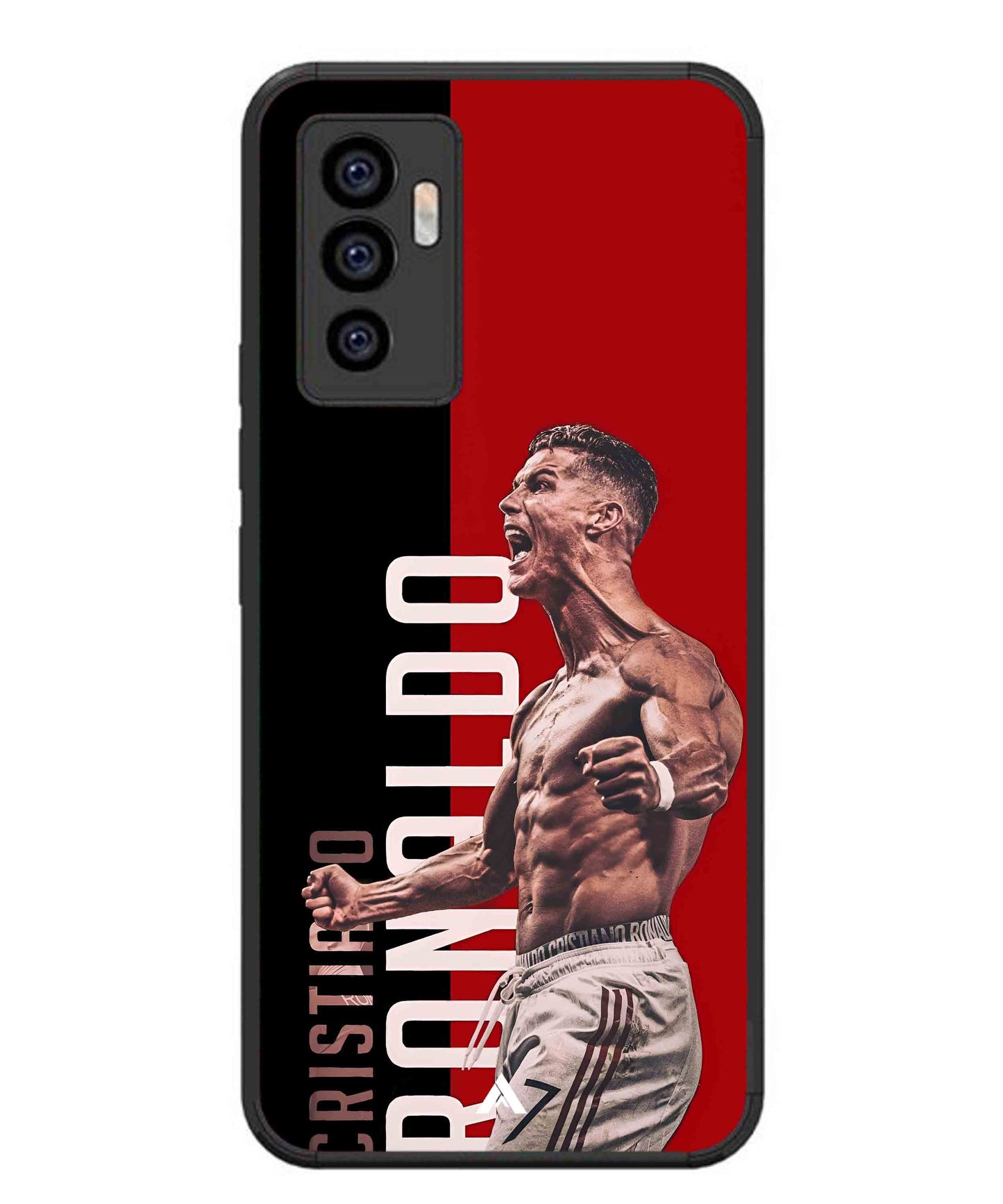 Ronaldo 01 Football Aesthetic Metal Back Cover Phone Case for Vivo v23e