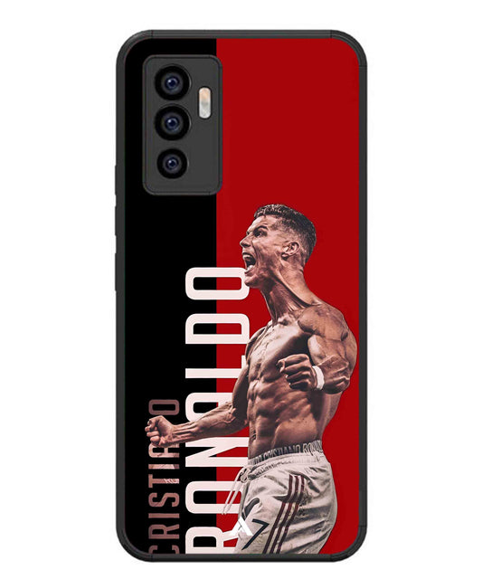 Ronaldo 01 Football Aesthetic Metal Back Cover Phone Case for Vivo v23e