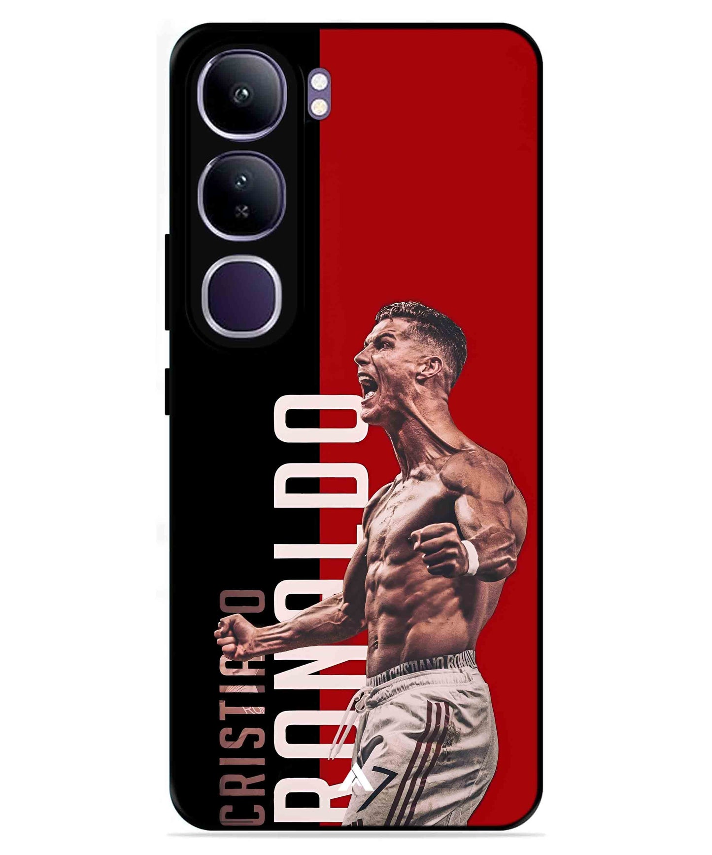 Ronaldo 01 Football Aesthetic Metal Back Cover Phone Case for Vivo v40 Lite
