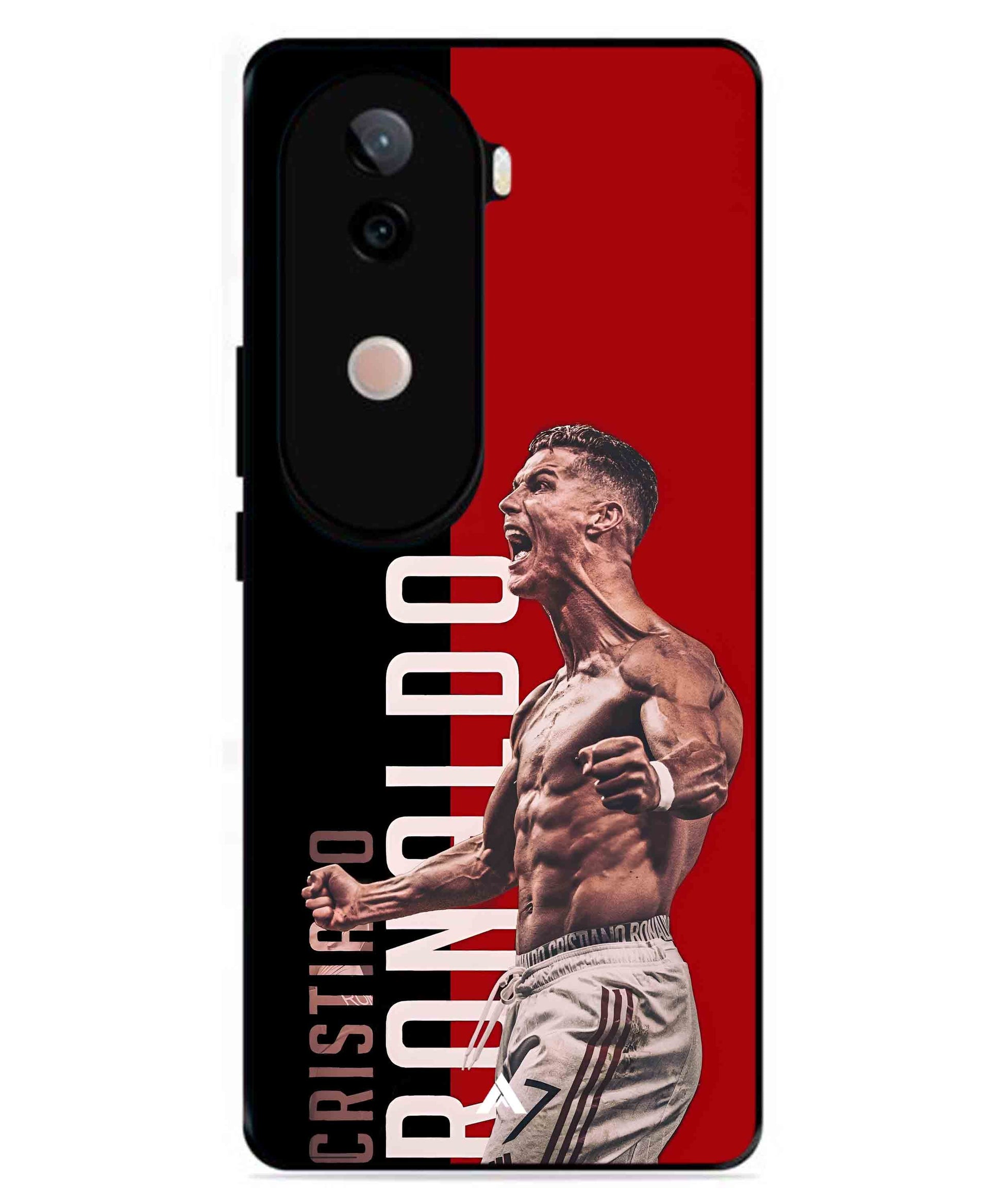 Ronaldo 01 Football Aesthetic Metal Back Cover Phone Case for Vivo v40e