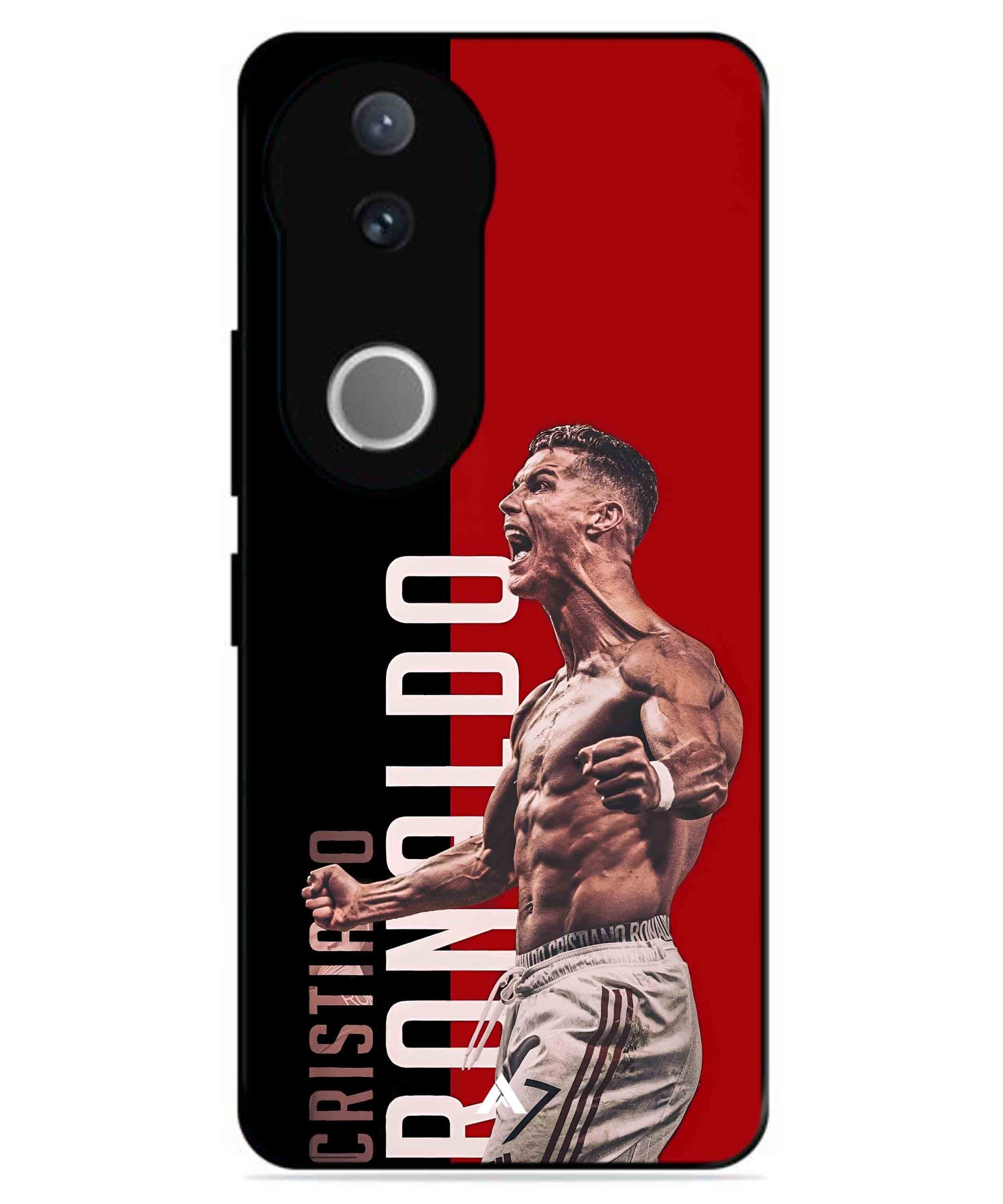 Ronaldo 01 Football Aesthetic Metal Back Cover Phone Case for Vivo v50