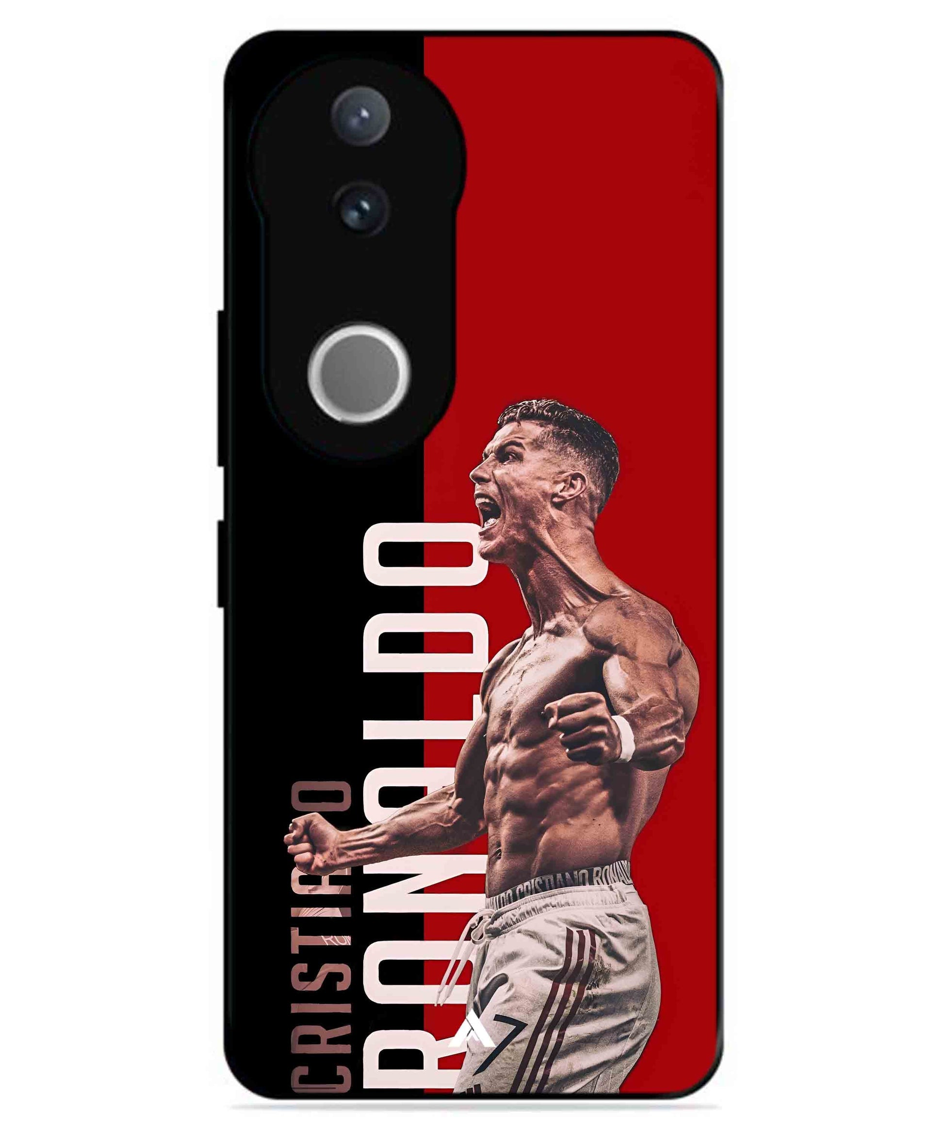 Ronaldo 01 Football Aesthetic Metal Back Cover Phone Case for Vivo v50