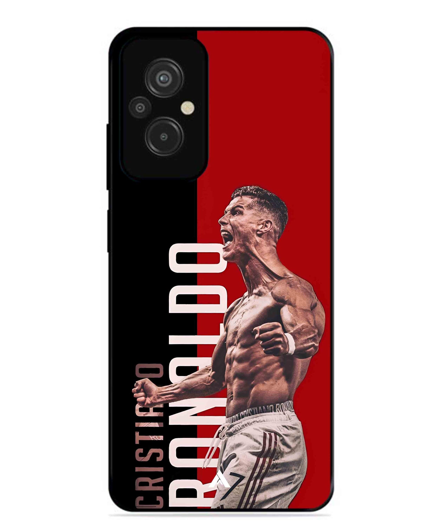 Ronaldo 01 Football Aesthetic Metal Back Cover Phone Case for Xiaomi Redmi 11 Prime 4G
