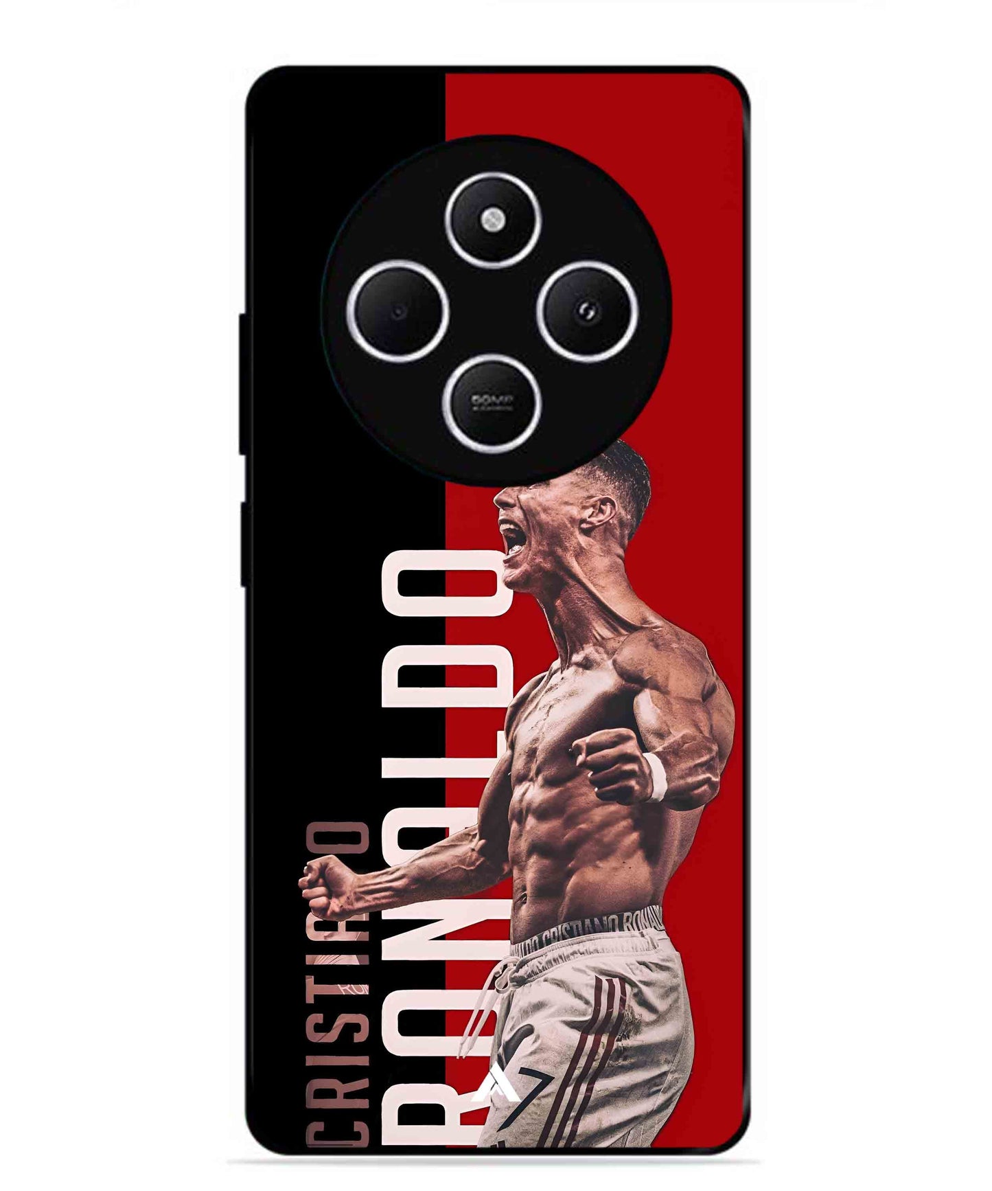 Ronaldo 01 Football Aesthetic Metal Back Cover Phone Case for Xiaomi Redmi 14C