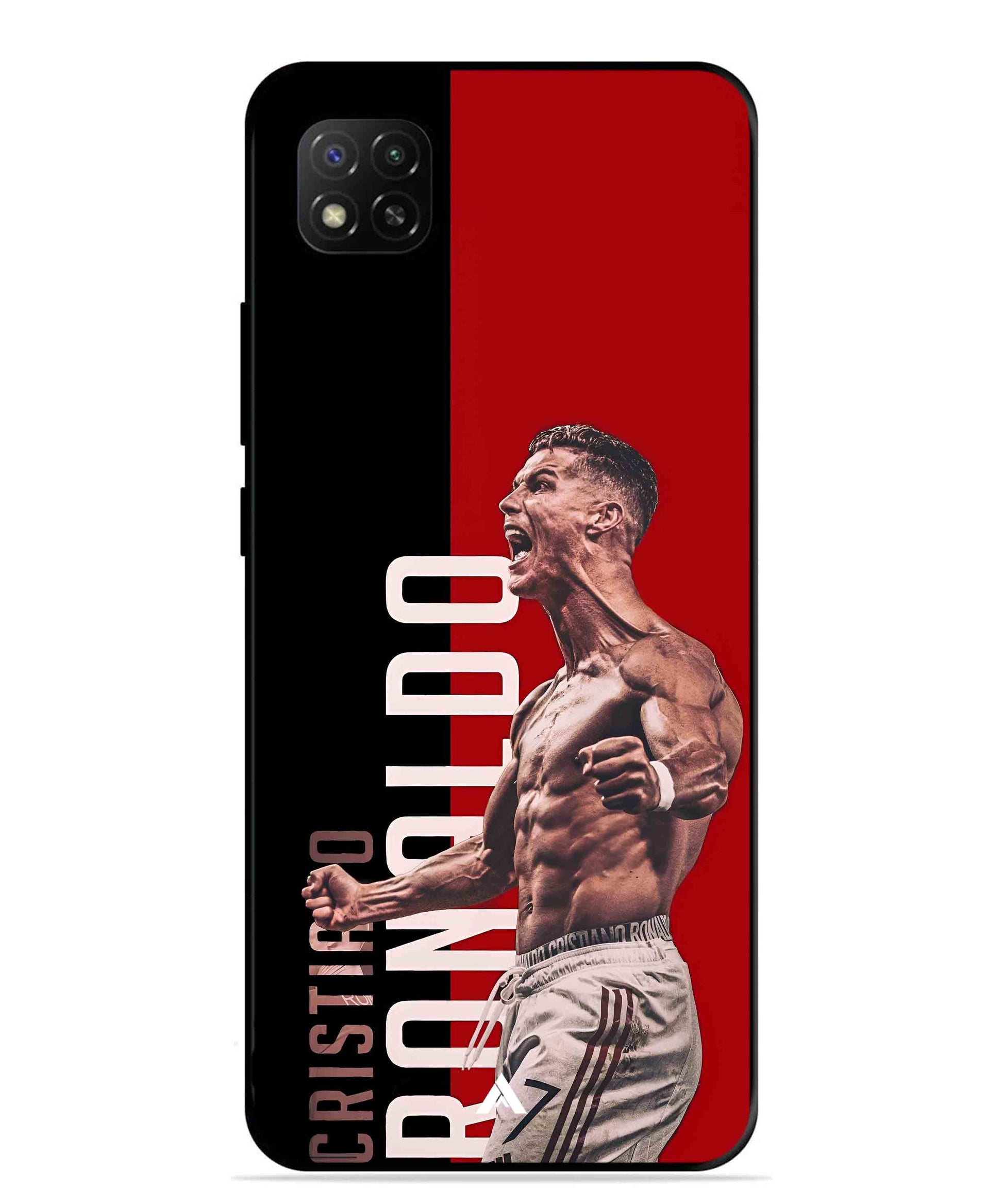 Ronaldo 01 Football Aesthetic Metal Back Cover Phone Case for Xiaomi Redmi 9C