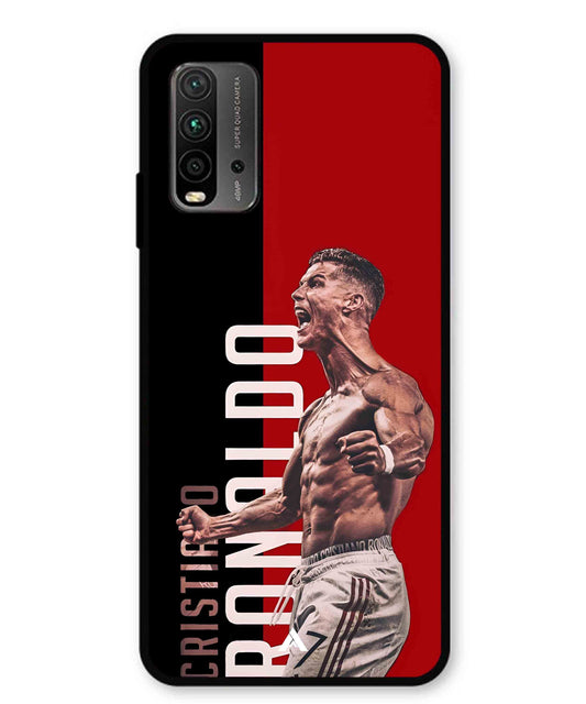 Ronaldo 01 Football Aesthetic Metal Back Cover Phone Case for Xiaomi Redmi 9 Power