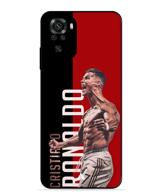 Ronaldo 01 Football Aesthetic Metal Back Cover Phone Case for Xiaomi Redmi Note 10S