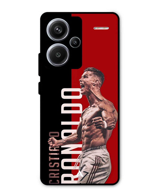 Ronaldo 01 Football Aesthetic Metal Back Cover Phone Case for Xiaomi Redmi Note 13 Pro Plus