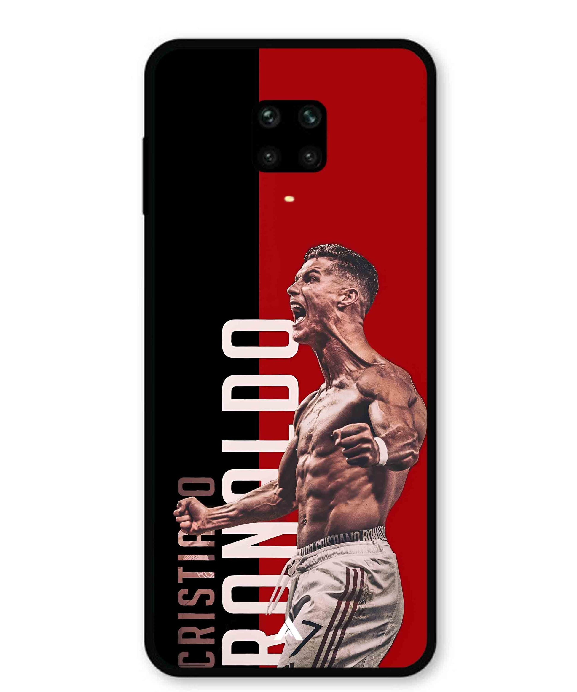 Ronaldo 01 Football Aesthetic Metal Back Cover Phone Case for Xiaomi Redmi Note 9 Pro