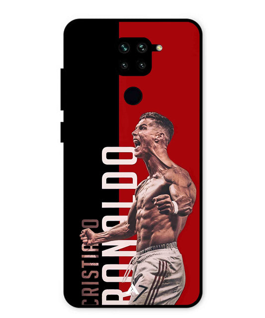 Ronaldo 01 Football Aesthetic Metal Back Cover Phone Case for Xiaomi Redmi Note 9