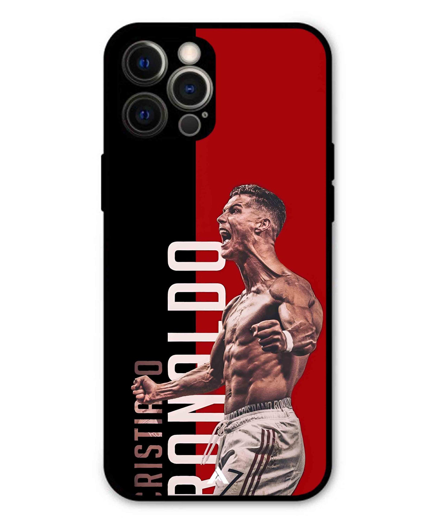 Ronaldo 01 Football Aesthetic Metal Back Cover Phone Case for iPhone 12 Pro Max