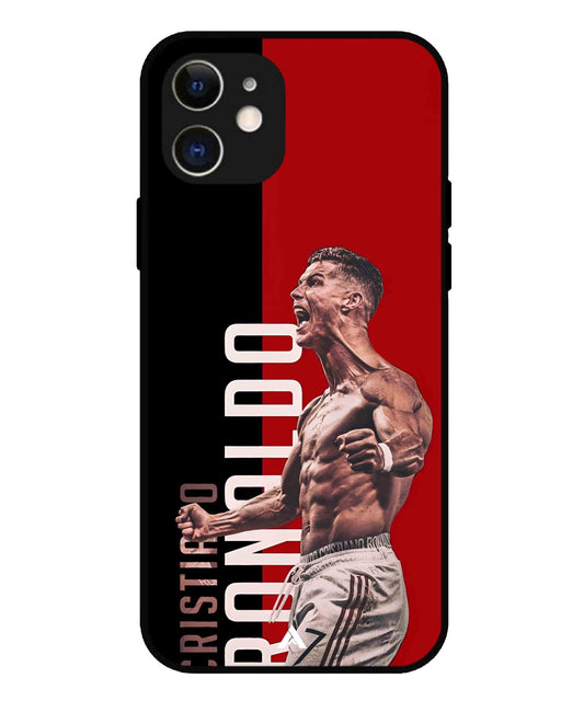Ronaldo 01 Football Aesthetic Metal Back Cover Phone Case for iPhone 12