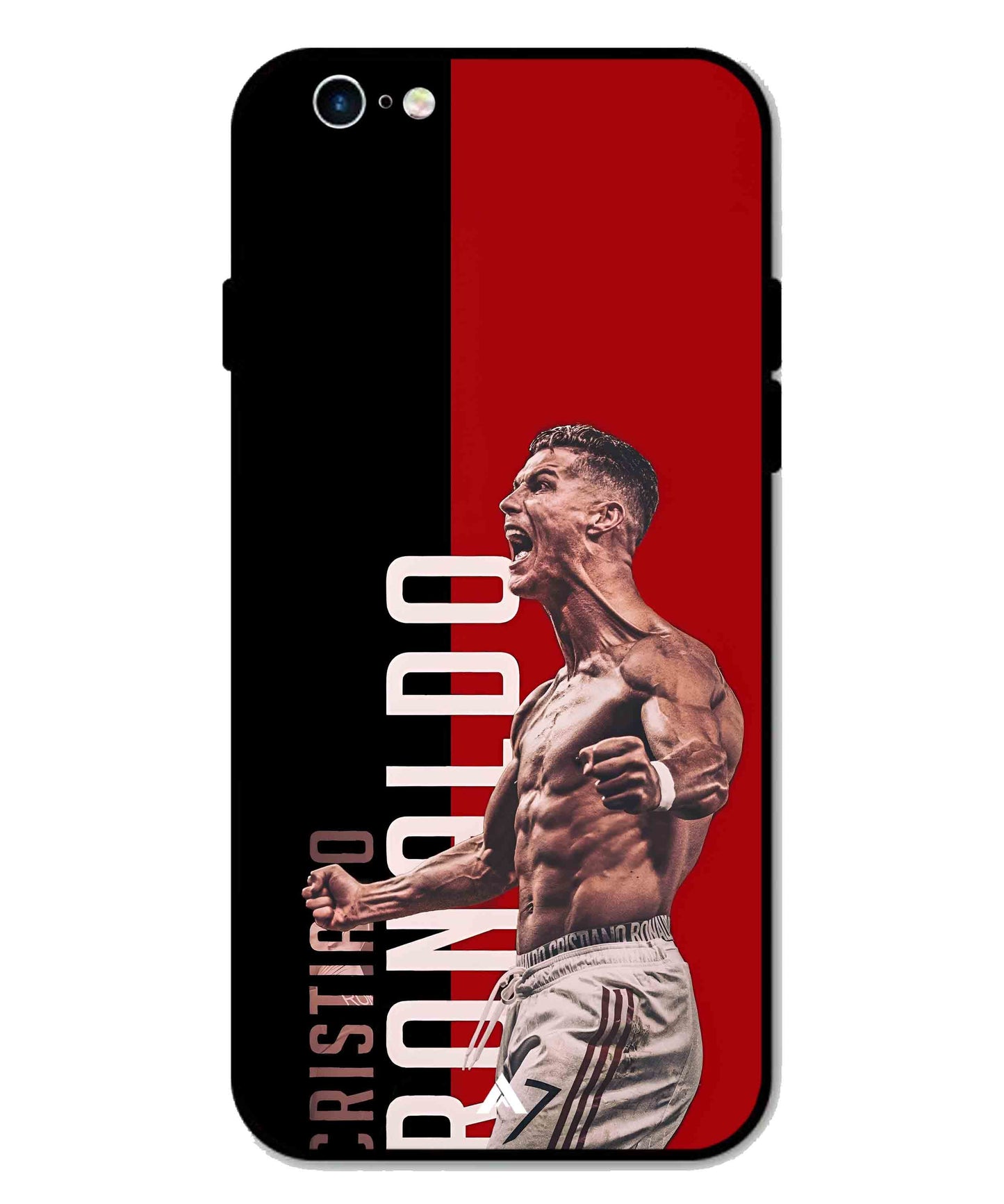 Ronaldo 01 Football Aesthetic Metal Back Cover Phone Case for iPhone 6 Plus