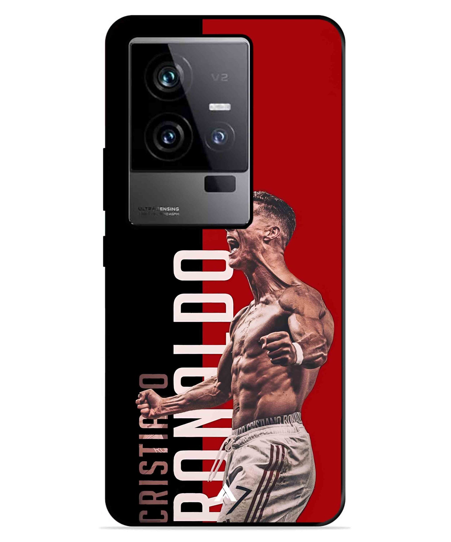 Ronaldo 01 Football Aesthetic Metal Back Cover Phone Case for iQOO 11