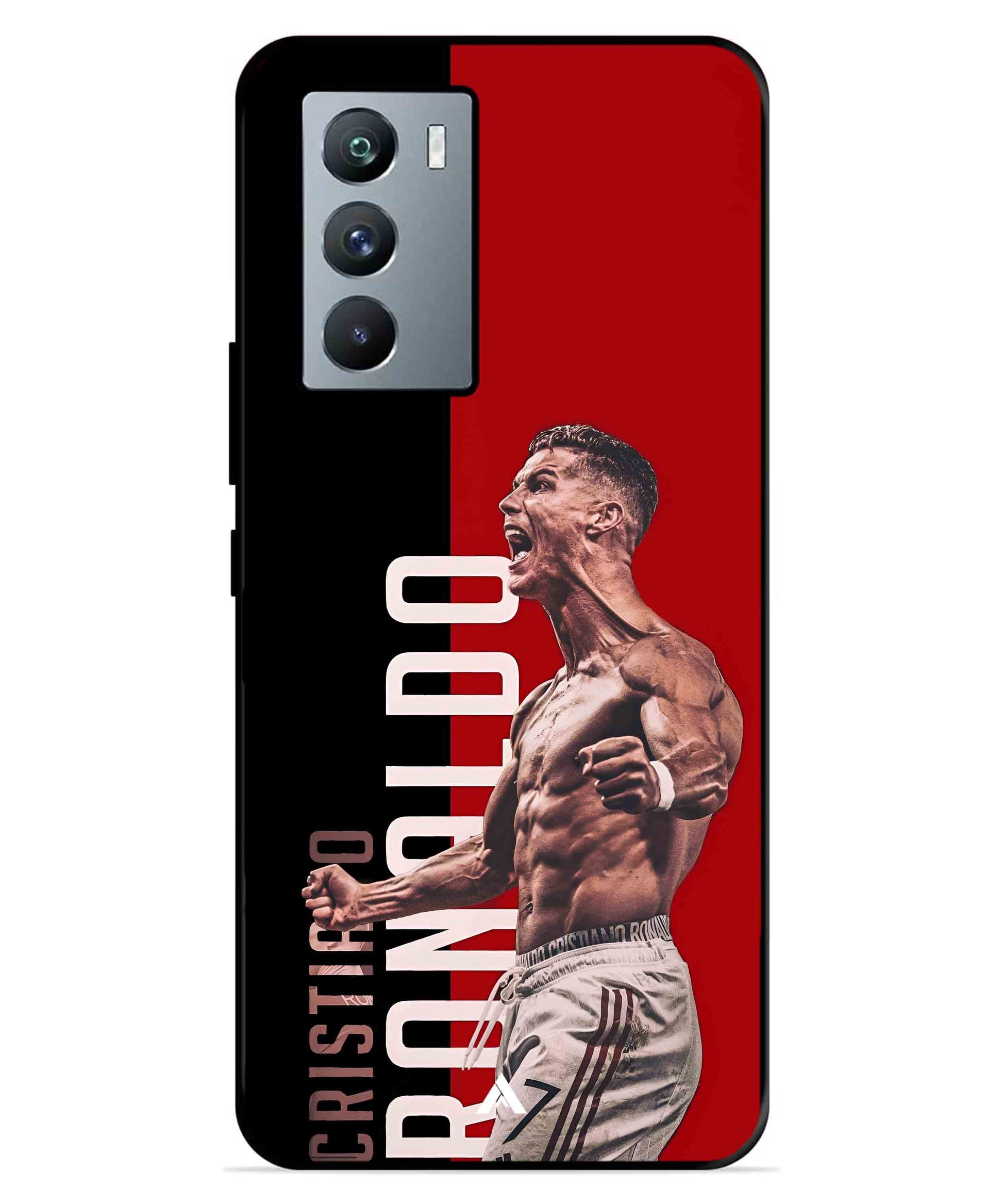 Ronaldo 01 Football Aesthetic Metal Back Cover Phone Case for iQOO Neo 5s