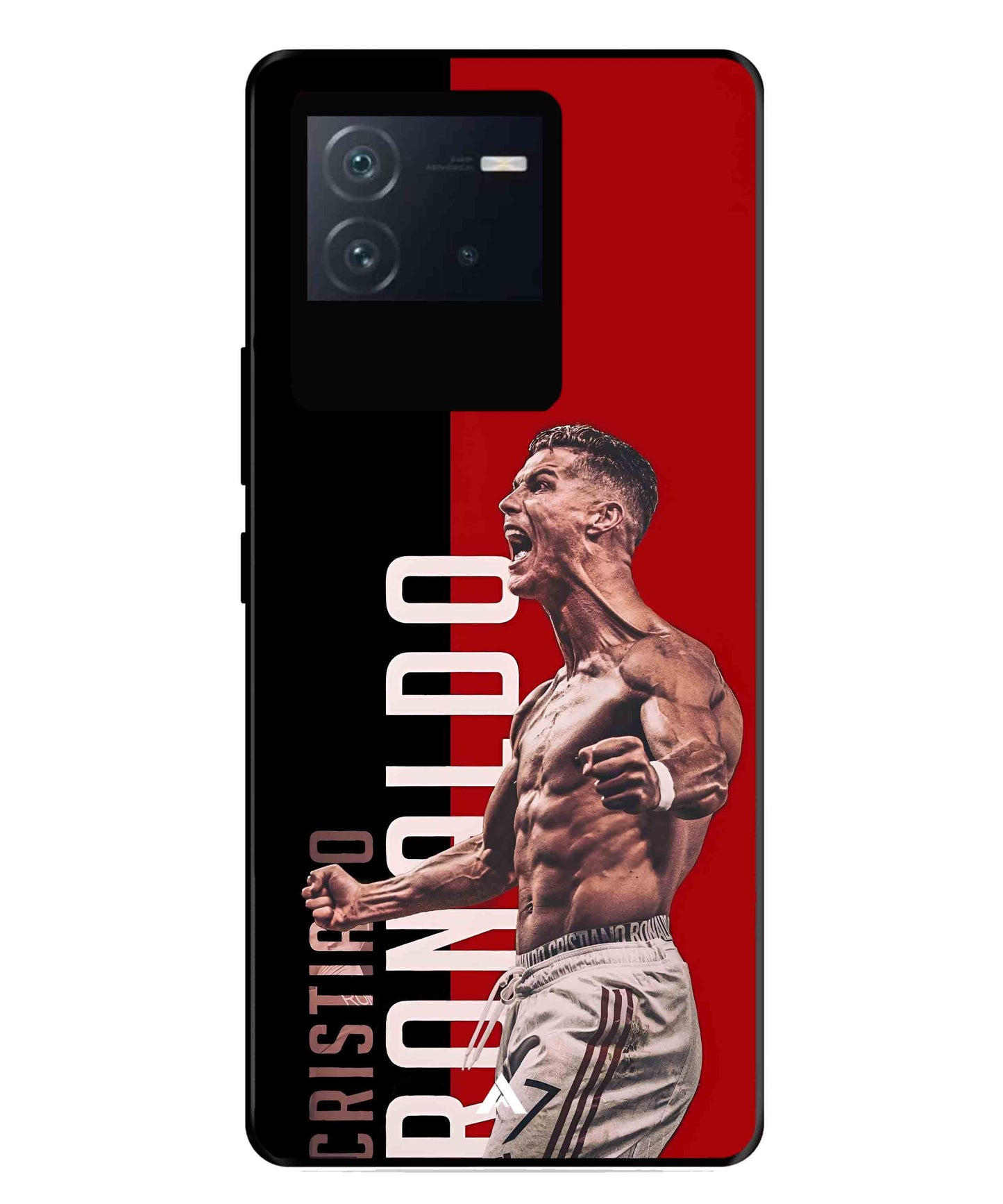 Ronaldo 01 Football Aesthetic Metal Back Cover Phone Case for iQOO Neo 6