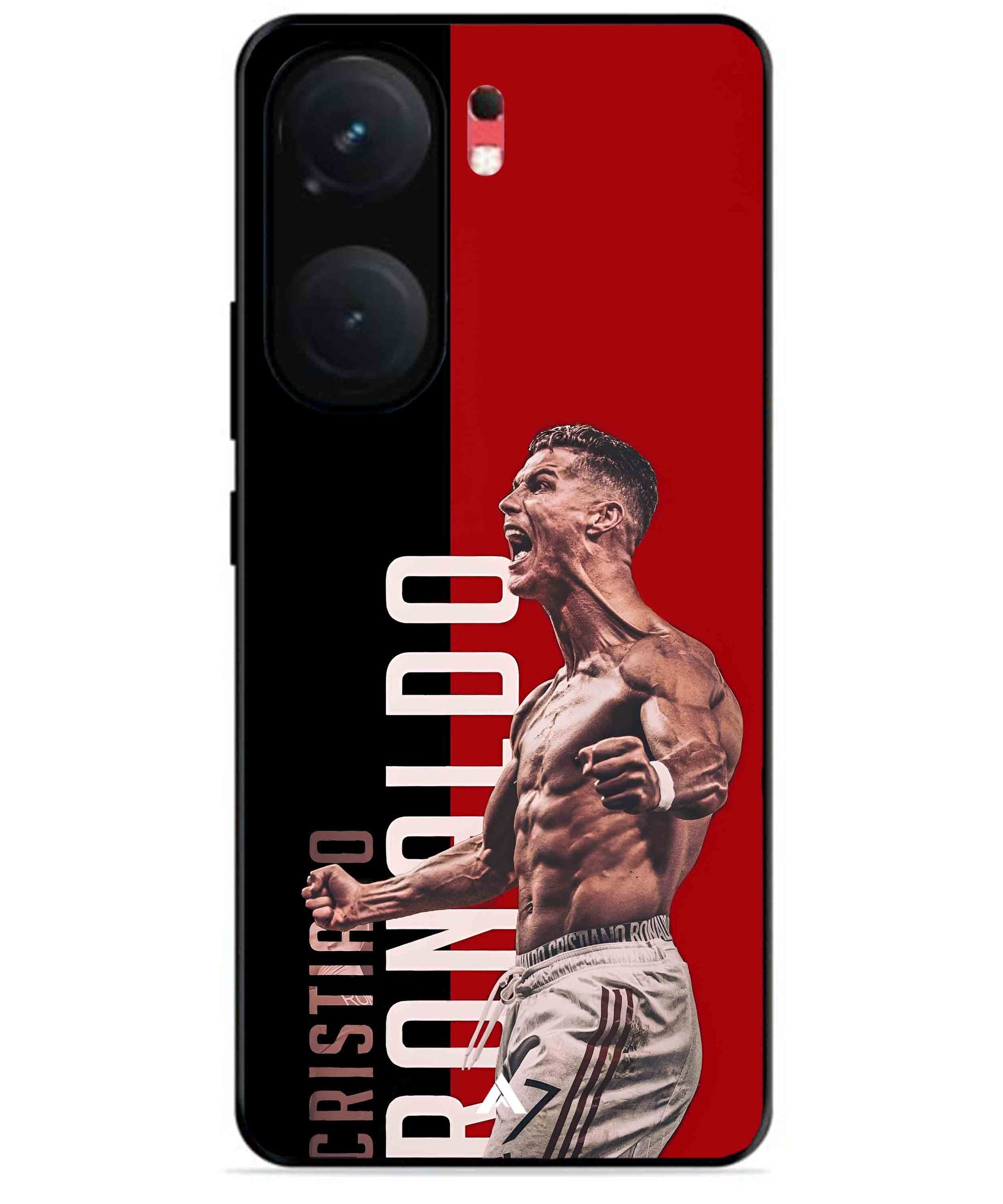 Ronaldo 01 Football Aesthetic Metal Back Cover Phone Case for iQOO Neo 9 Pro